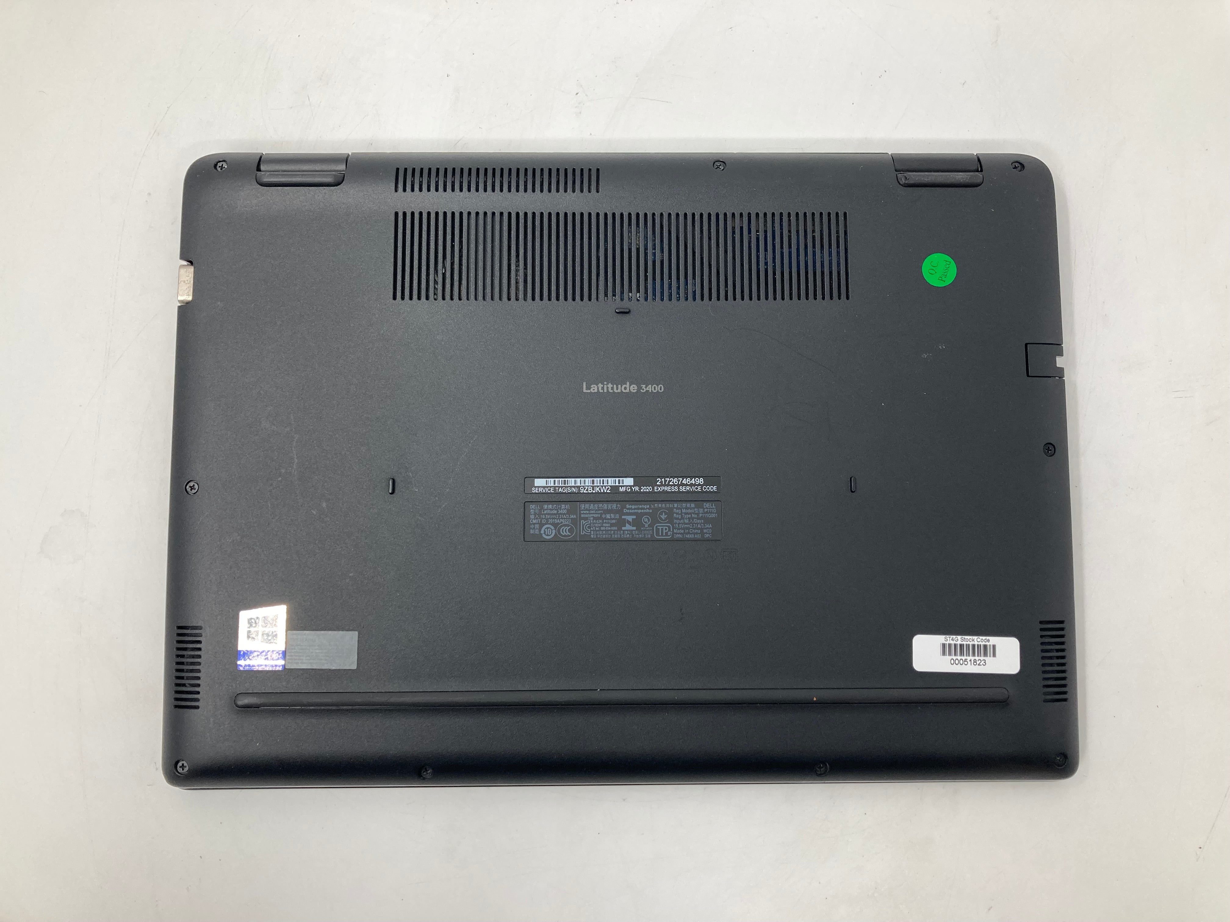 Dell Laptop Latitude 3400 14" i5 8th Gen 8GB RAM 256GB SSD W11