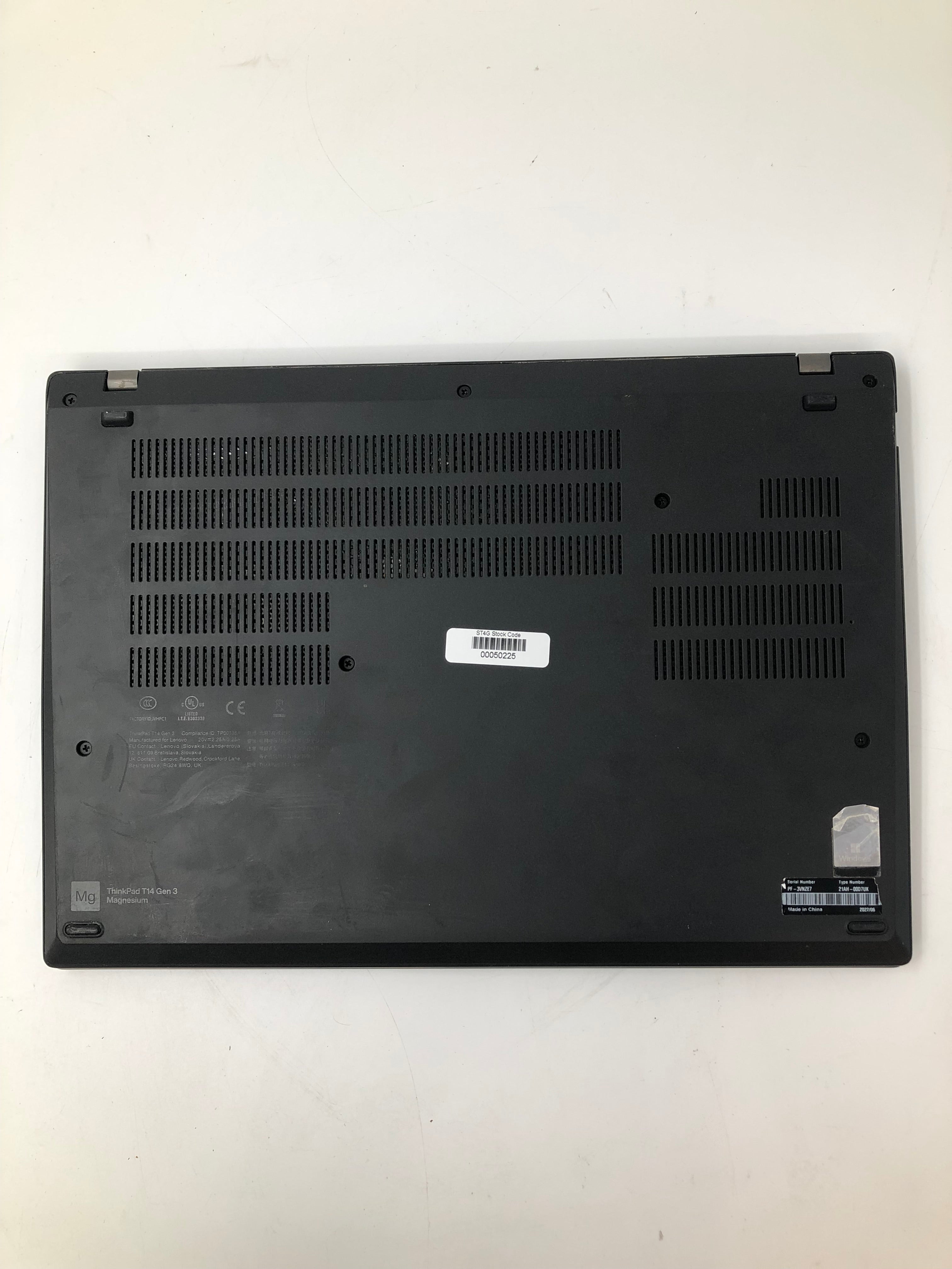 Lenovo ThinkPad T14 Spares: i7 12th Gen CPU, 16GB RAM, 14" Screen (No SSD/No OS)