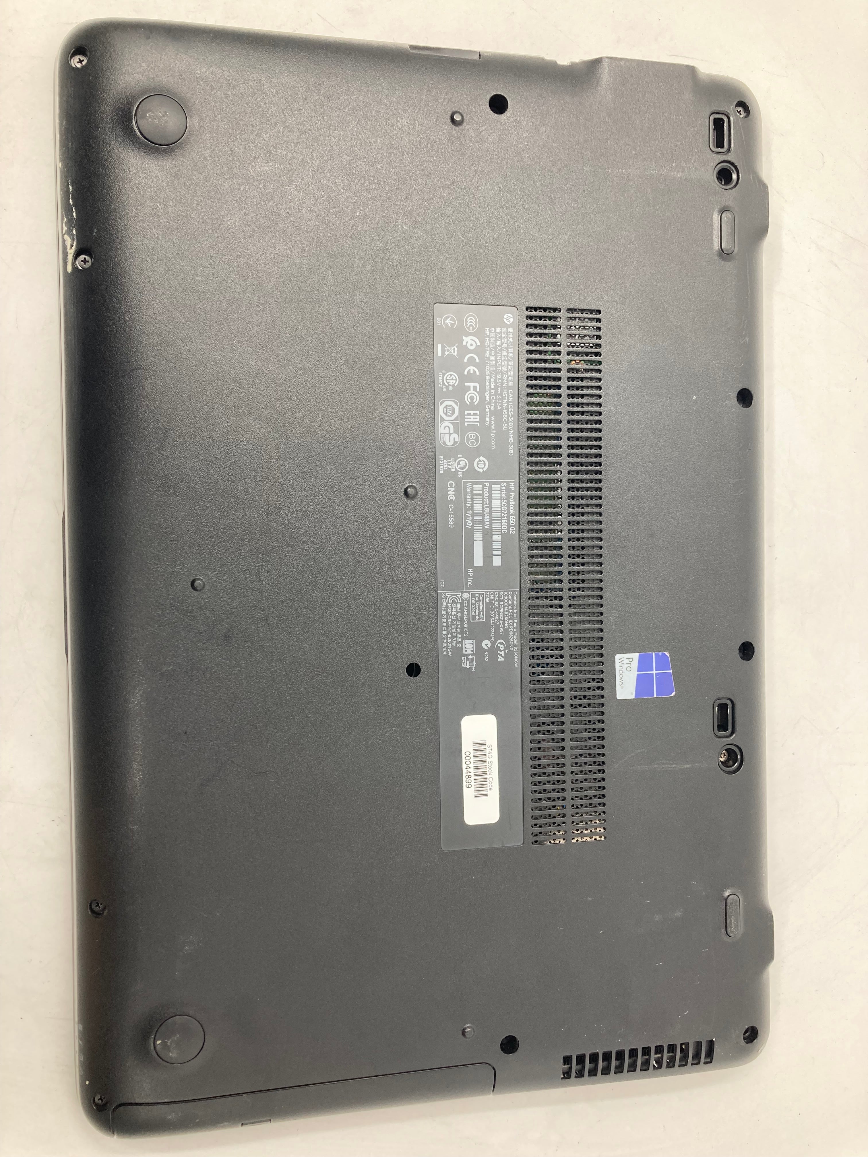 HP ProBook 650 G2 15" Screen i5 6th Gen No RAM No SSD No OS *Spares*