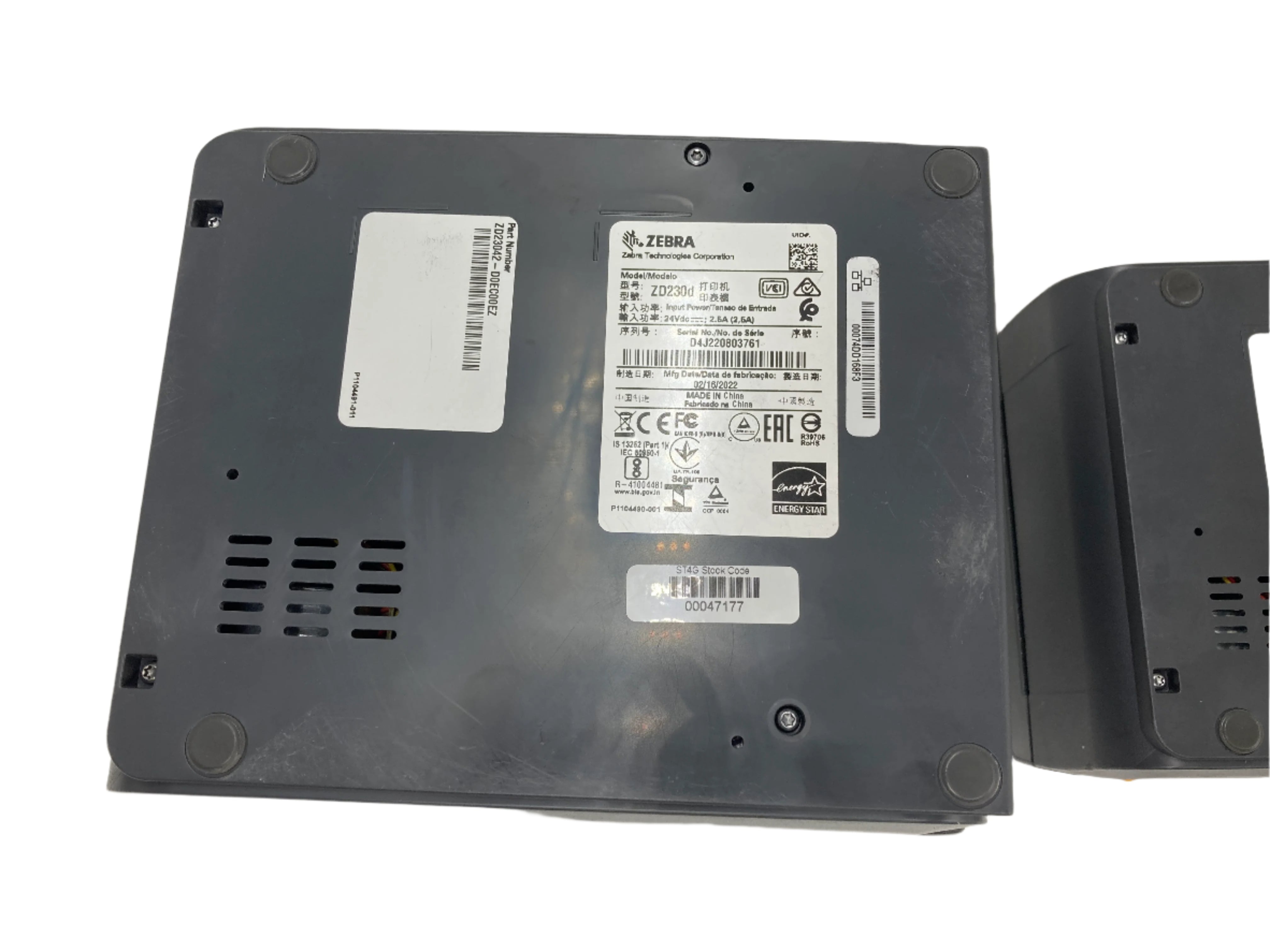 Zebra Label Printer Thermal ZD230d Batch of 2