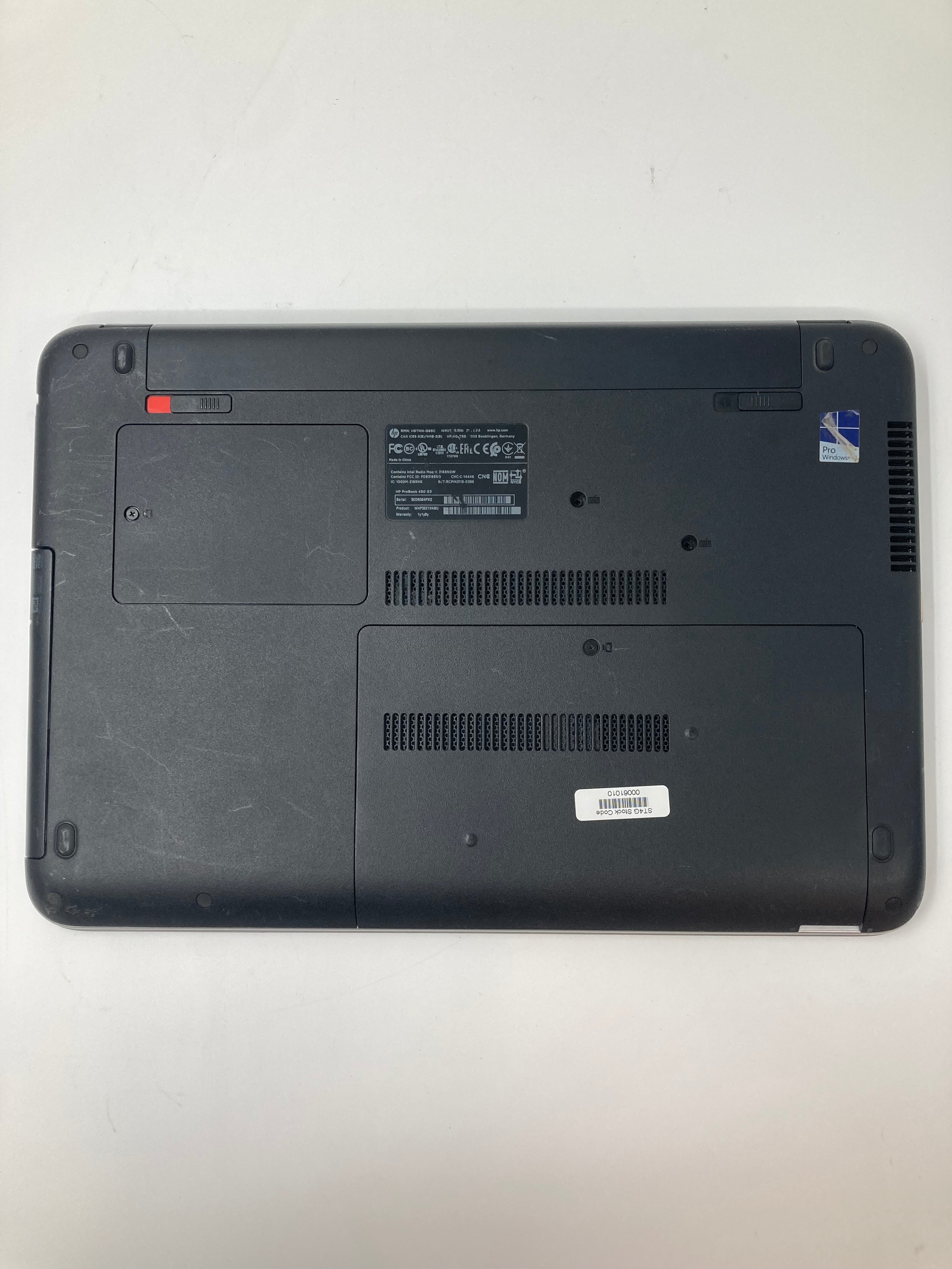 HP Laptop Probook 450 G3 15" Screen i5 6th Gen 8GB RAM No SSD No OS *Spares*