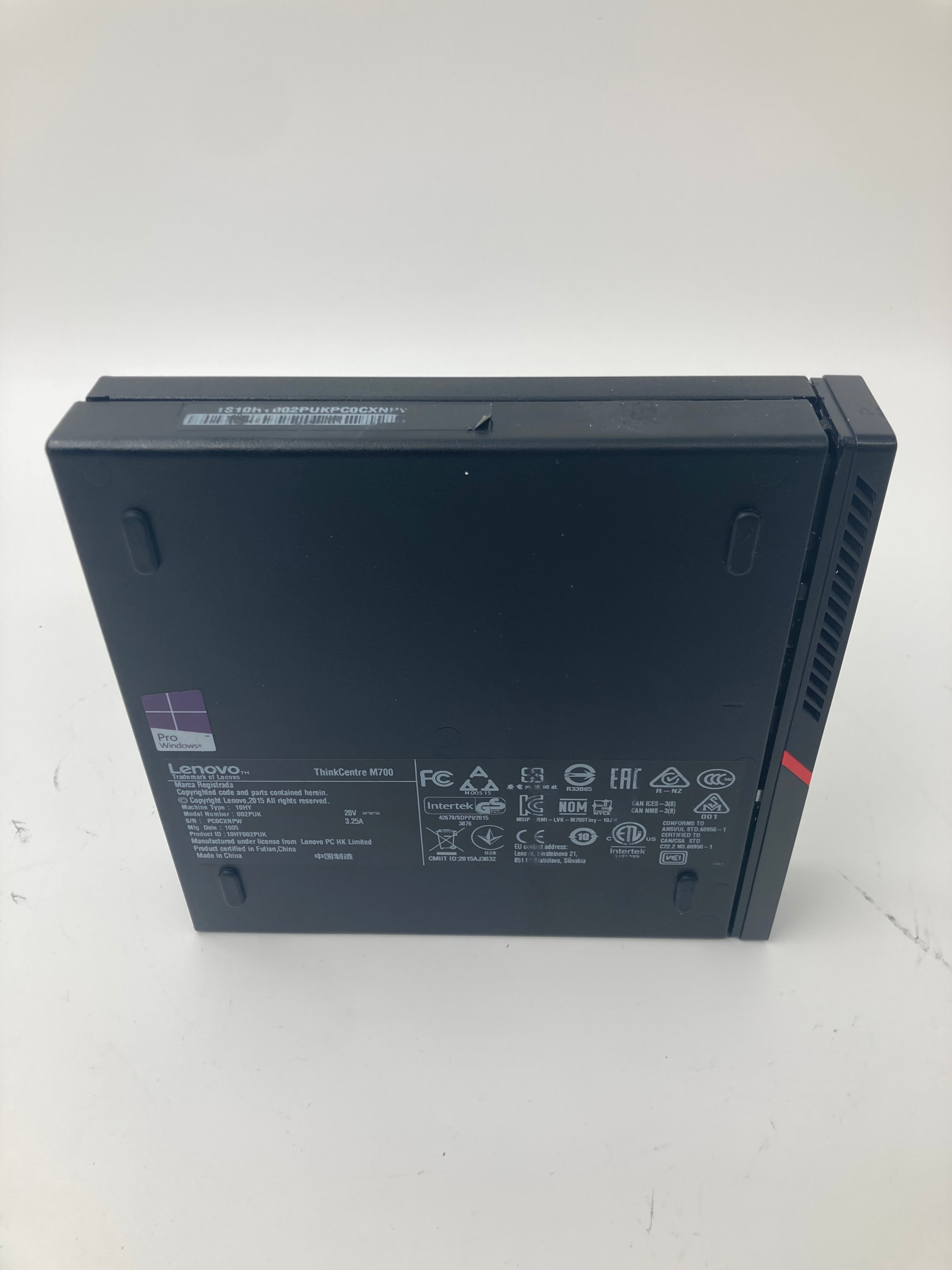 Lenovo PC ThinkCentre M700 i3 8th Gen 4GB RAM No SSD No OS *Spares*
