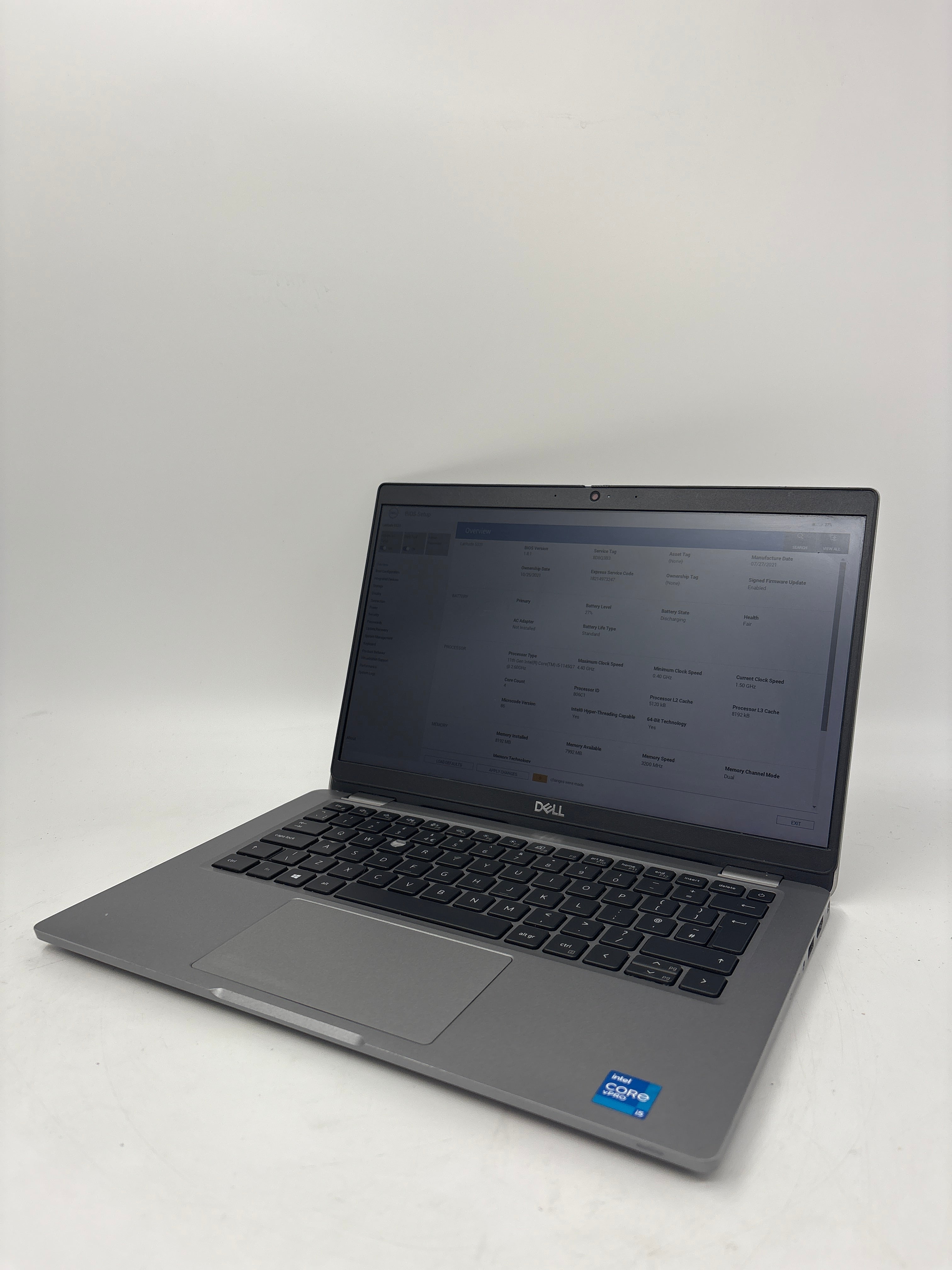 Dell Laptop Latitude 5320 13.3" Screen i5 11th Gen 8GB RAM 256GB SSD W11