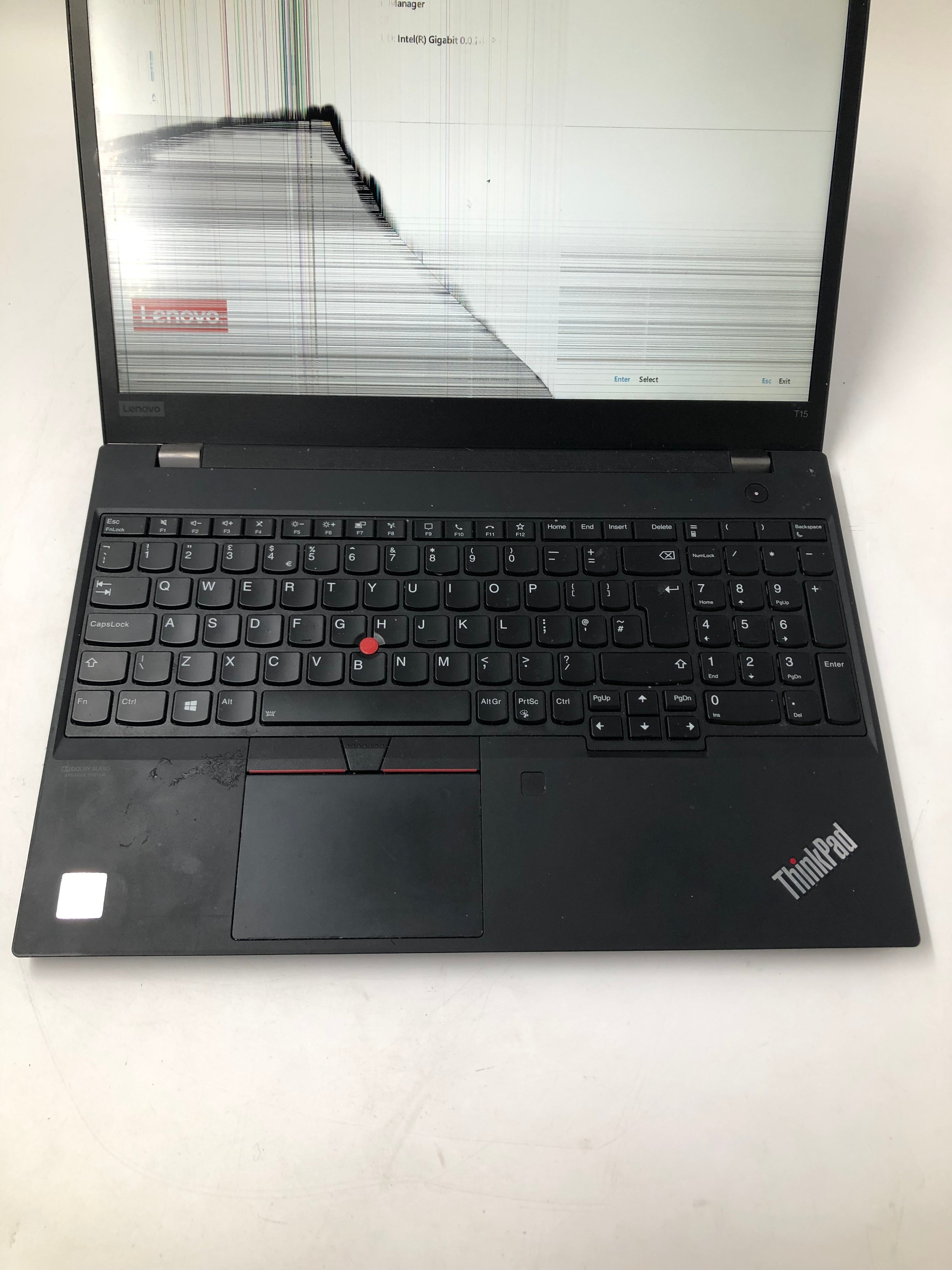 Lenovo ThinkPad T15 15" Screen i7 10th Gen 32GB RAM No SSD -Spares-