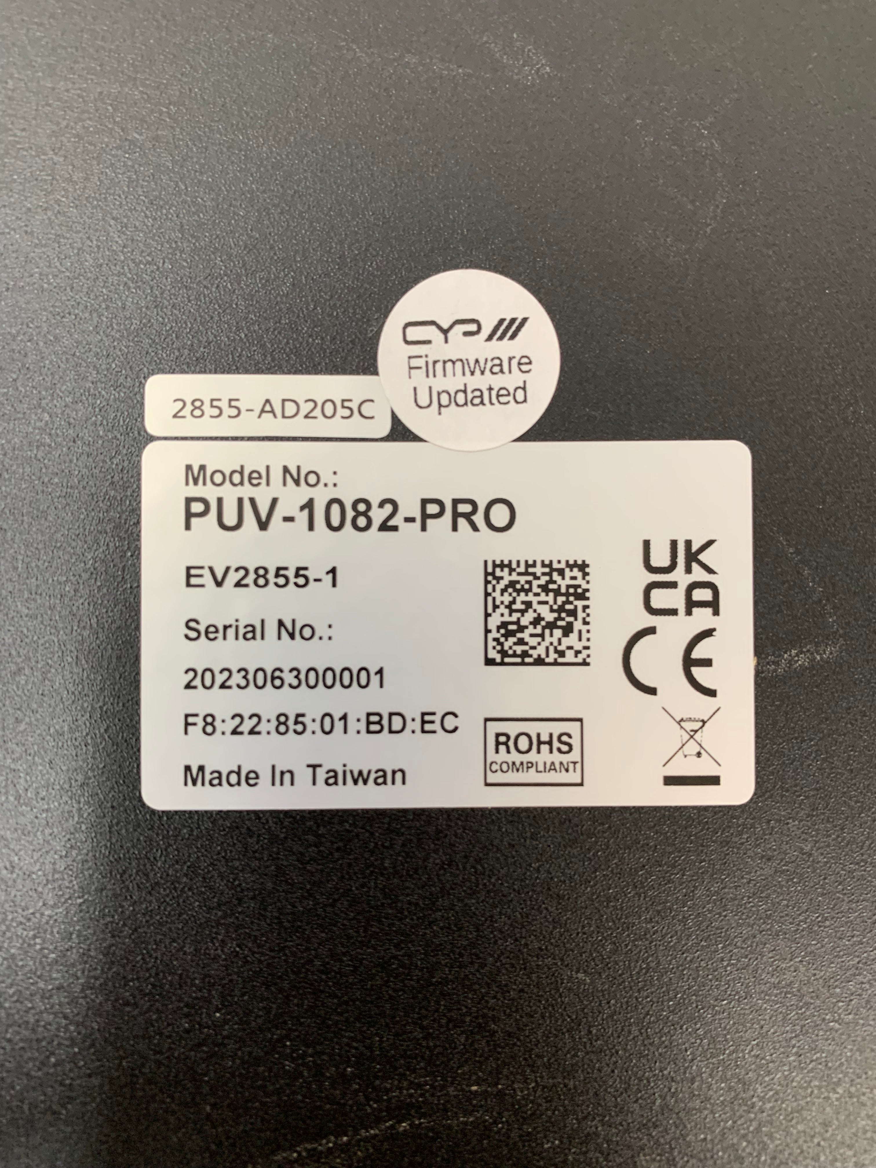 CYP PUV-1082-PRO 10 Input 8 Output HDMI Matrix Switcher 4K UHD HDBaseT Cat6/7