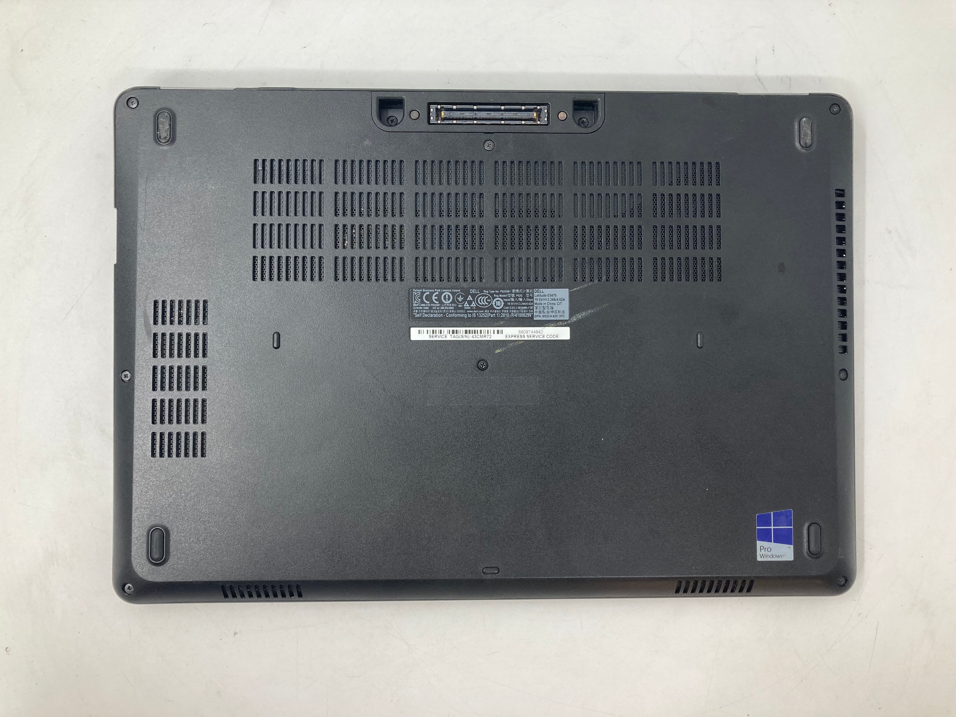 Dell Laptop Latitude E5470 14" i5 6th Gen 8GB RAM No HDD No OS