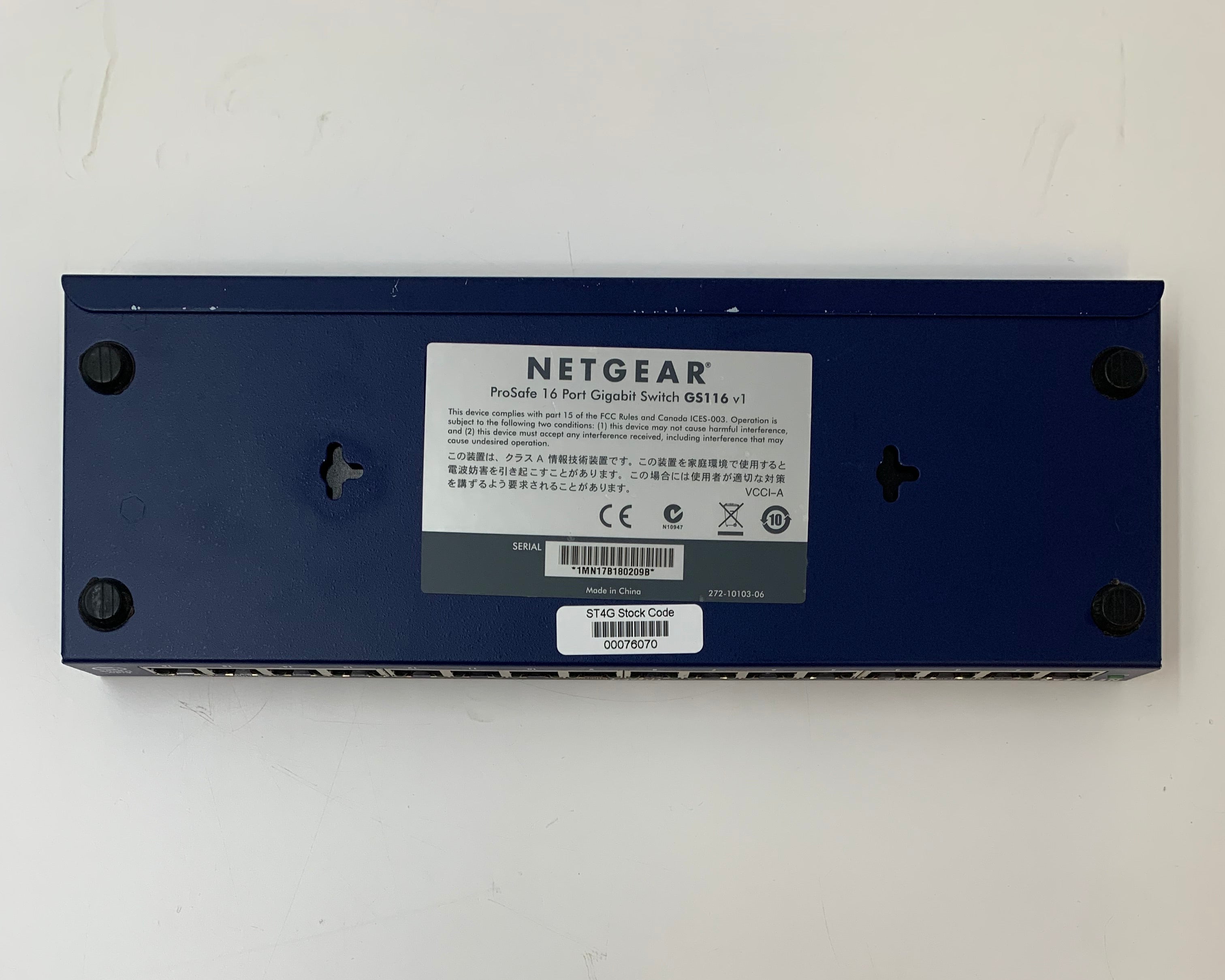 NetGear ProSafe 16 Port Gigabit Switch | GS116 V1 | 1Gbps | Non PoE