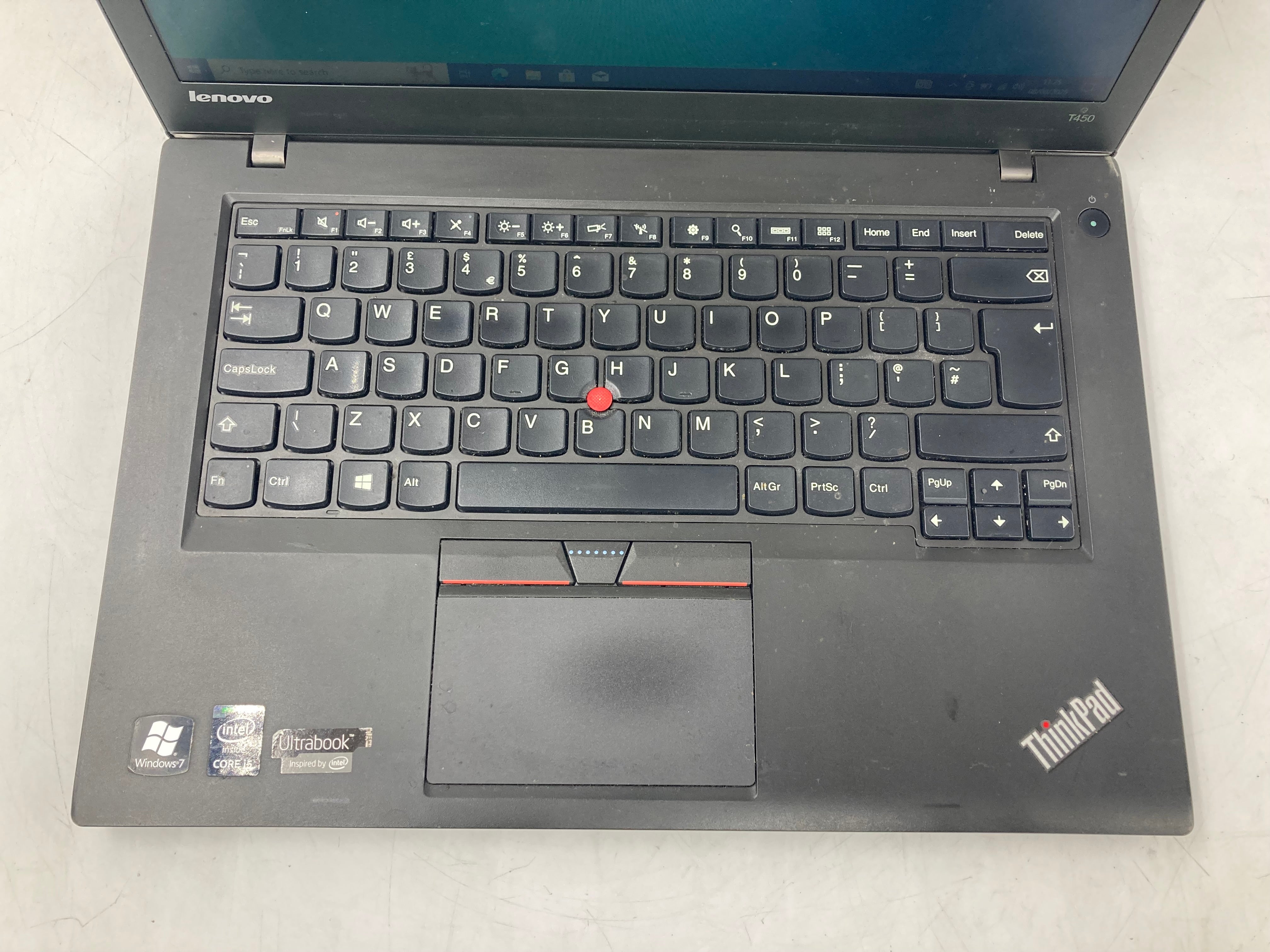 Lenovo ThinkPad T450 14" Screen i5 5th Gen 4GB RAM 128GB SSD Win 10