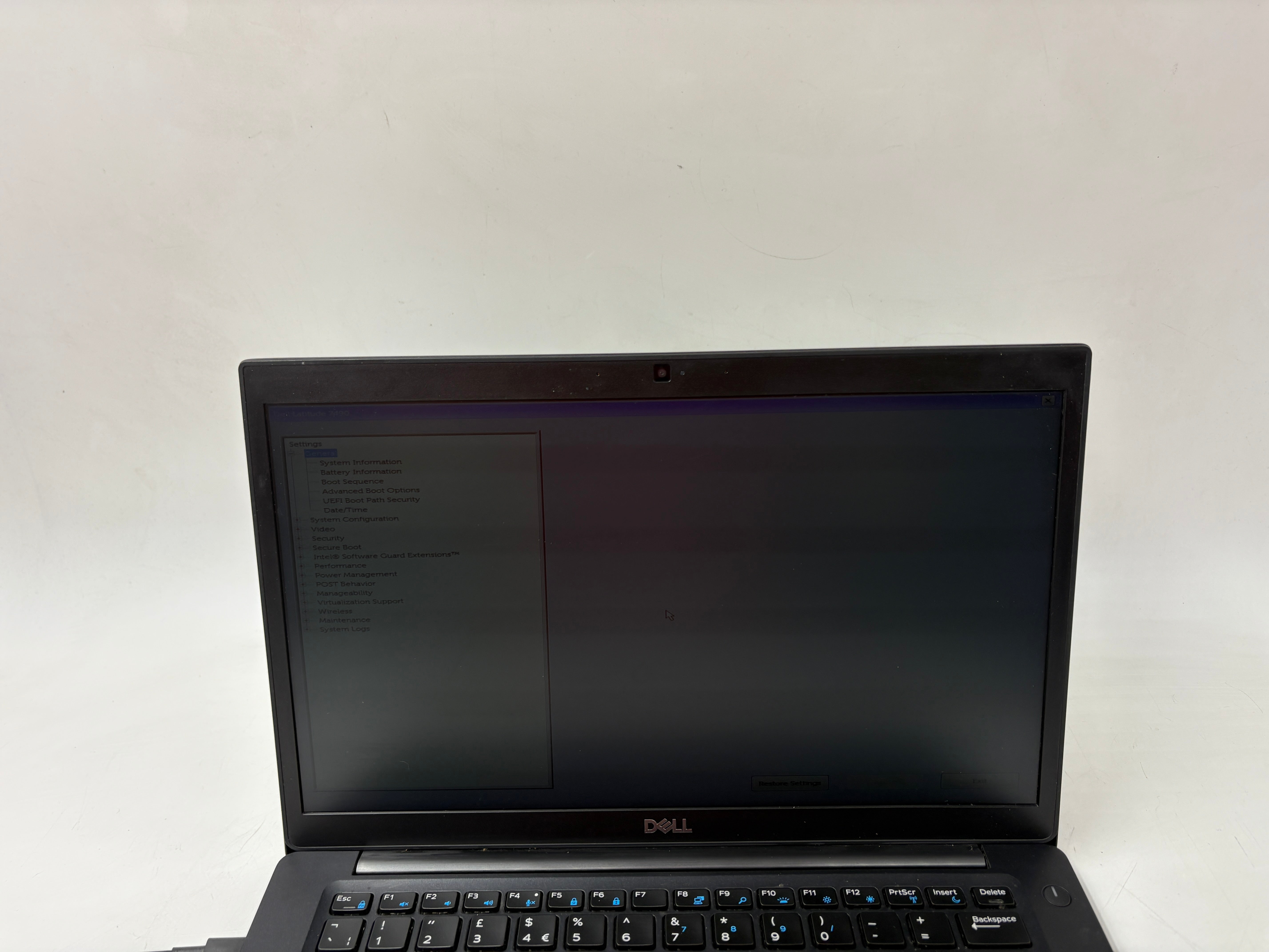 Dell Laptop Latitude 7490 14" Screen i7 8th Gen 16GB RAM 512GB SSD W11