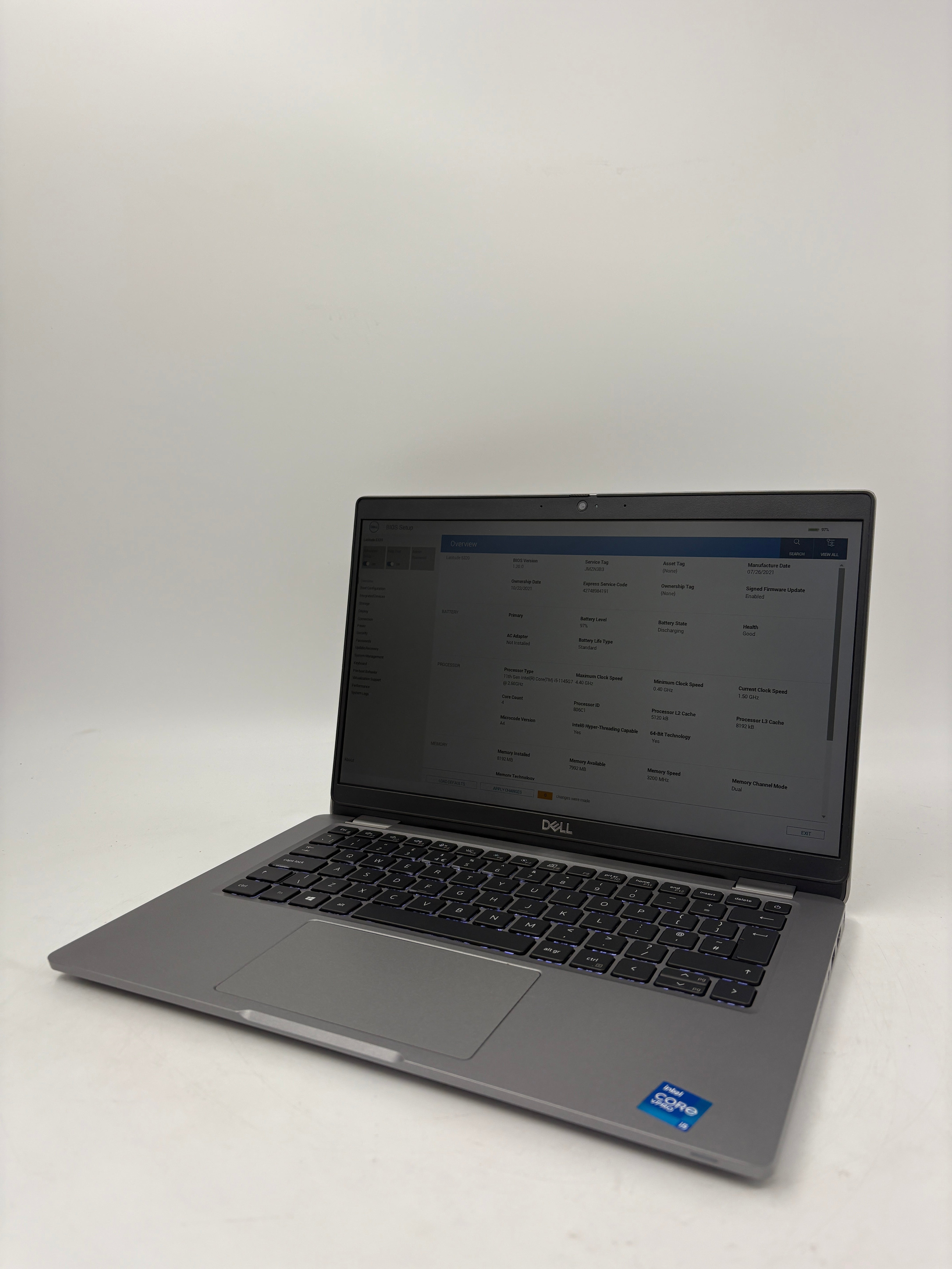 Dell Laptop Latitude 5320 13.3" Screen i5 11th Gen 8GB RAM 256GB SSD W11
