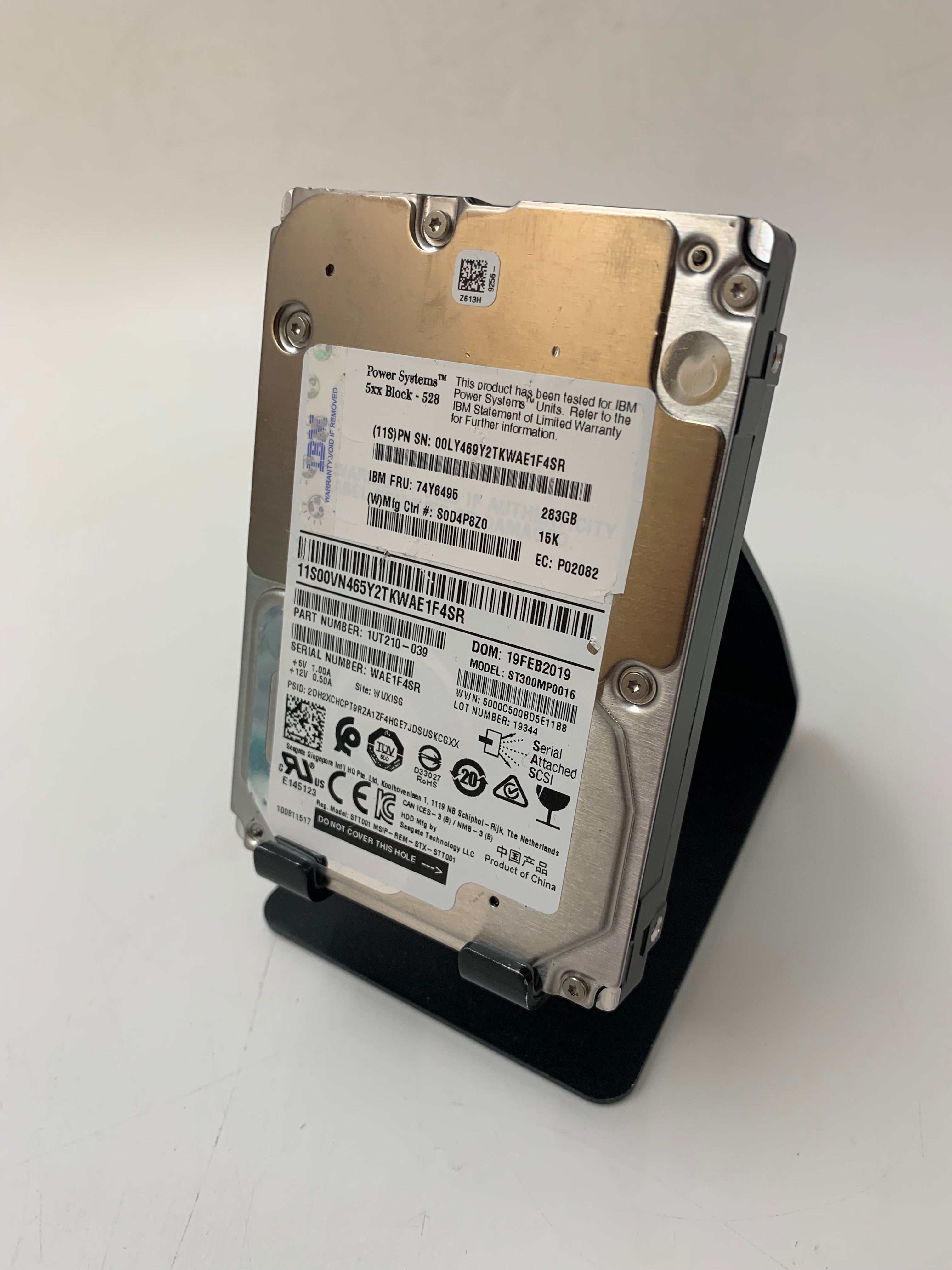 IBM Hard Disk Drives | 283GB | SAS | 2.5 inch | 6 Gbps | 15K RPM | Lot of 9