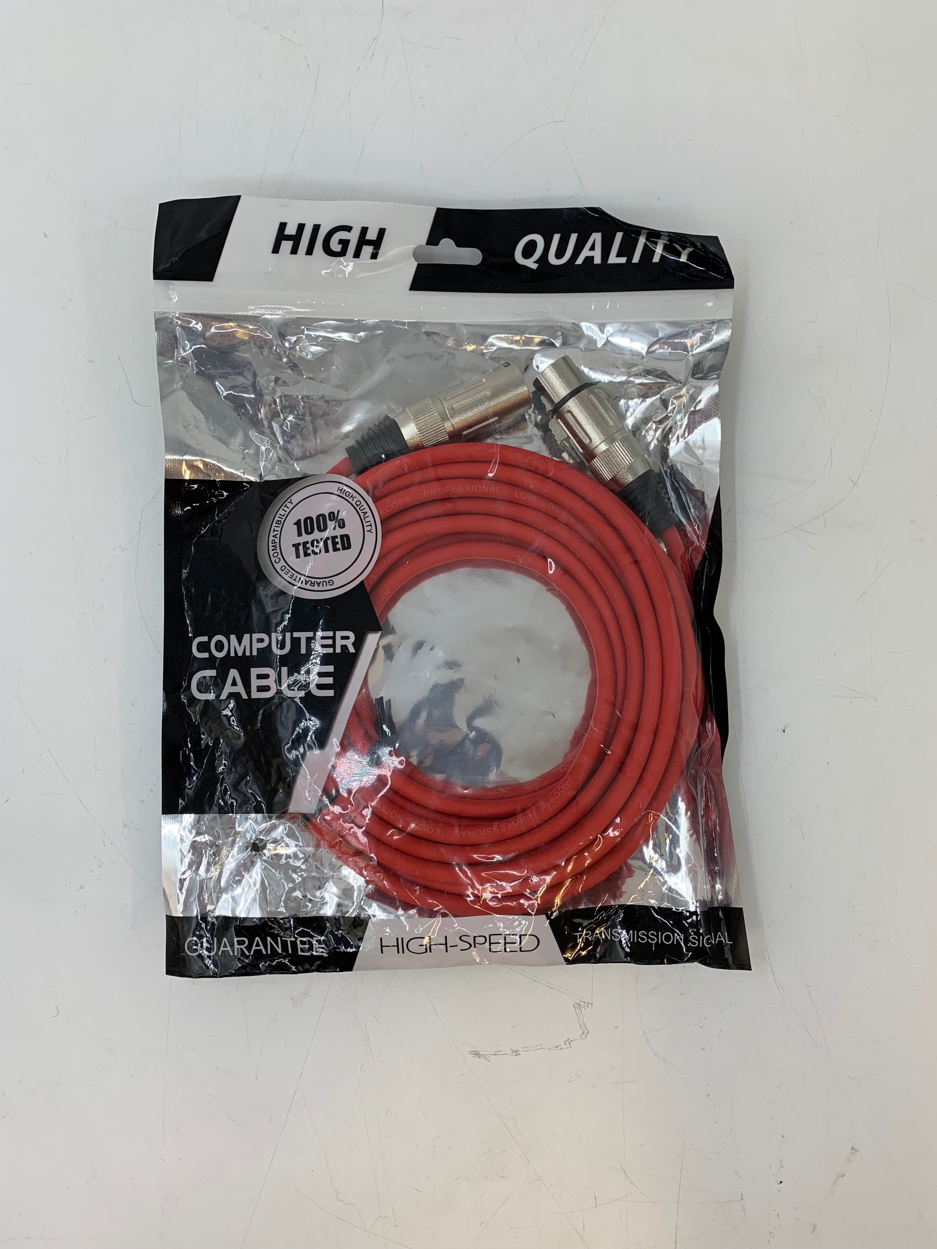 XLR Male to Female Mic Cable | New and Sealed | Lot of Two