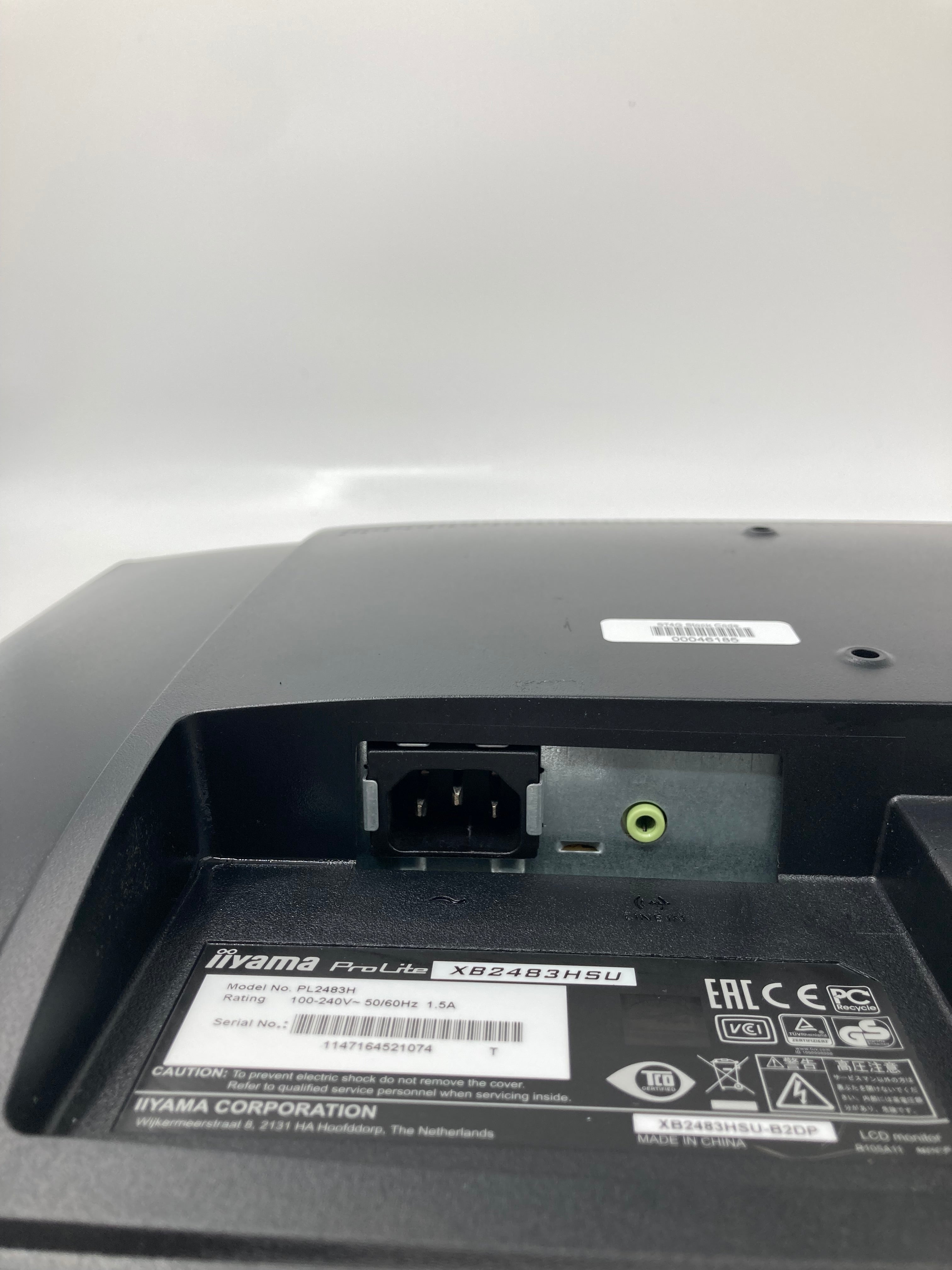 iiyama XB2483HSU-B2DP 24" Full HD Monitor LED Backlit VGA DVI-D DisplayPort