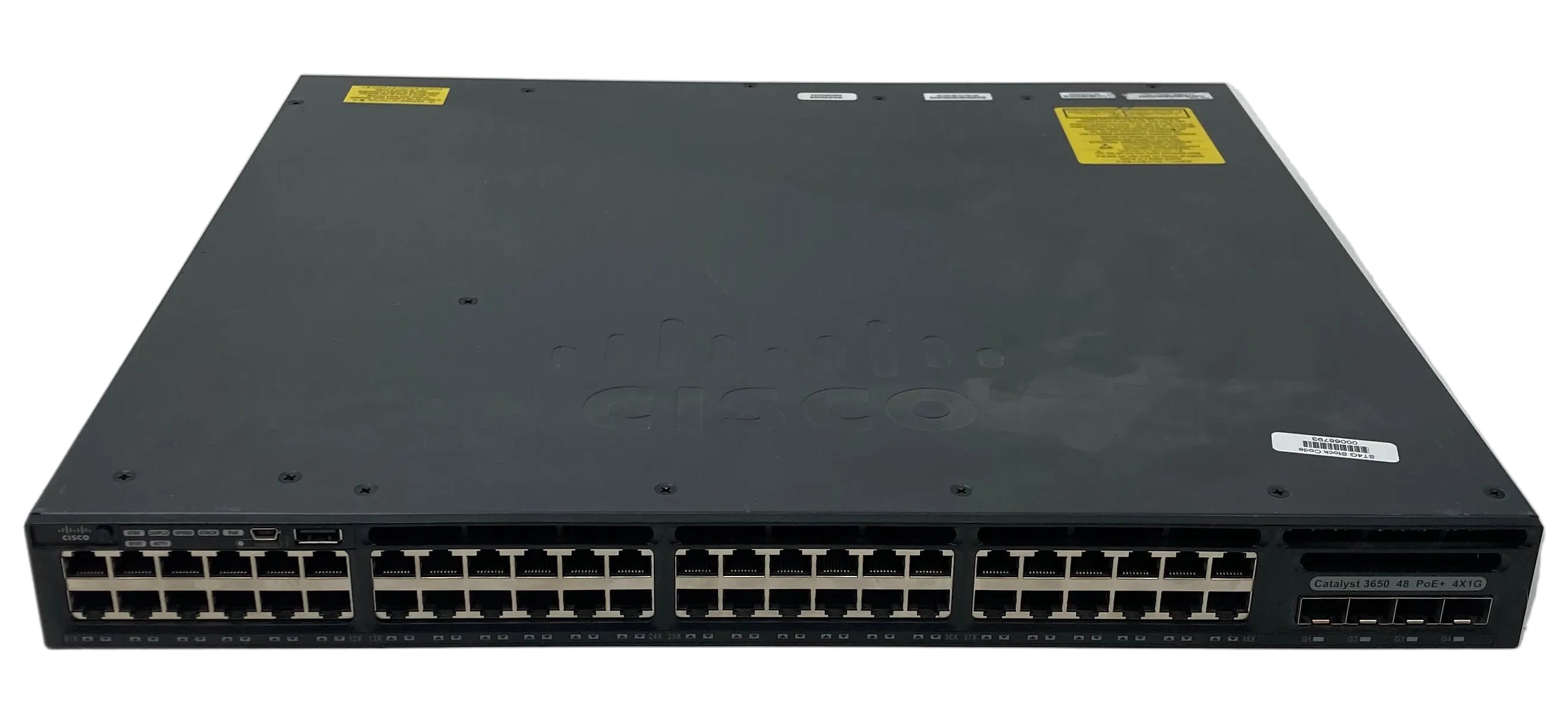 Cisco Catalyst C3650-48PS-S | 48-Port Gigabit PoE+ Switch
