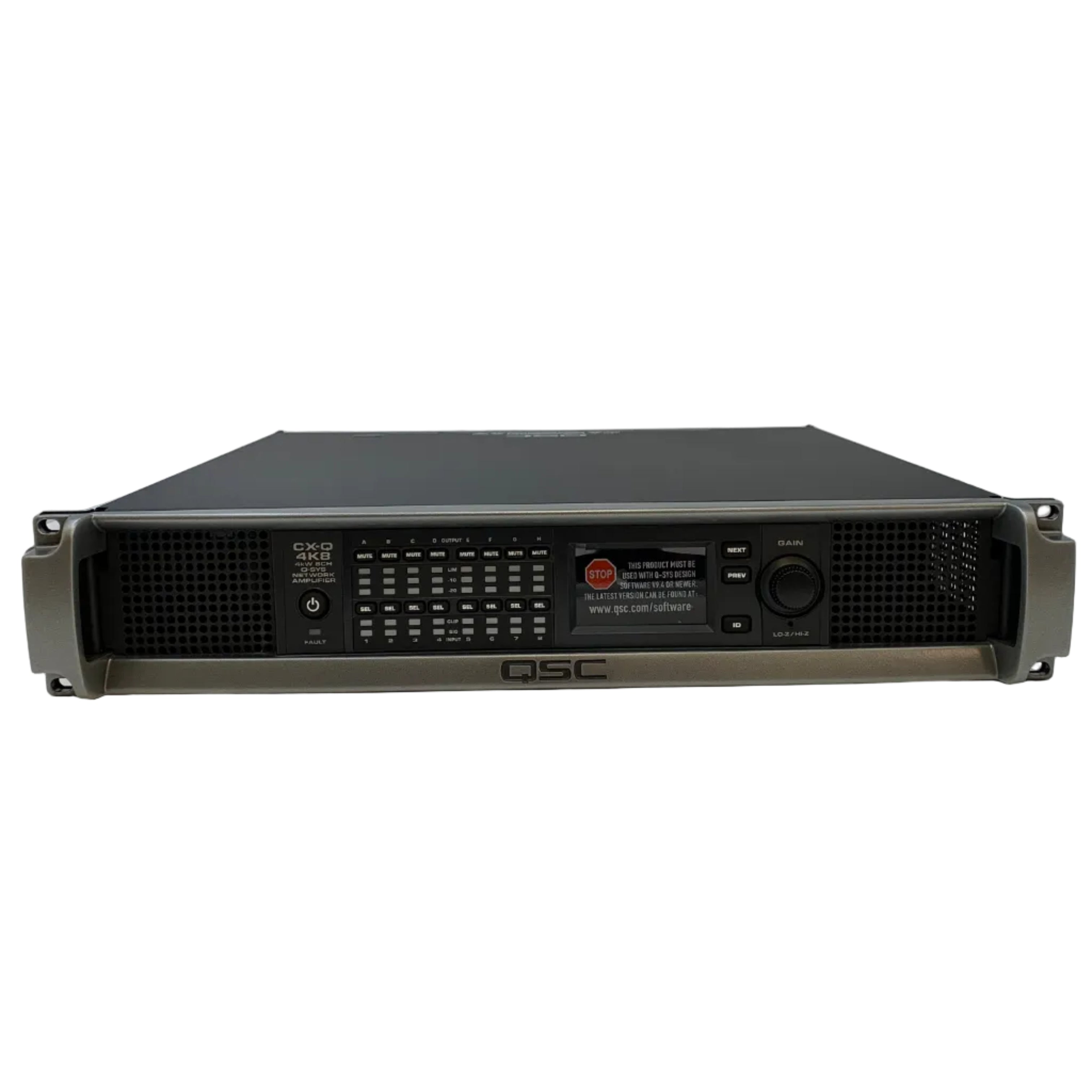 QSC CX-Q4K8 4-Channel Network Power Amplifier Q-SYS Audio System