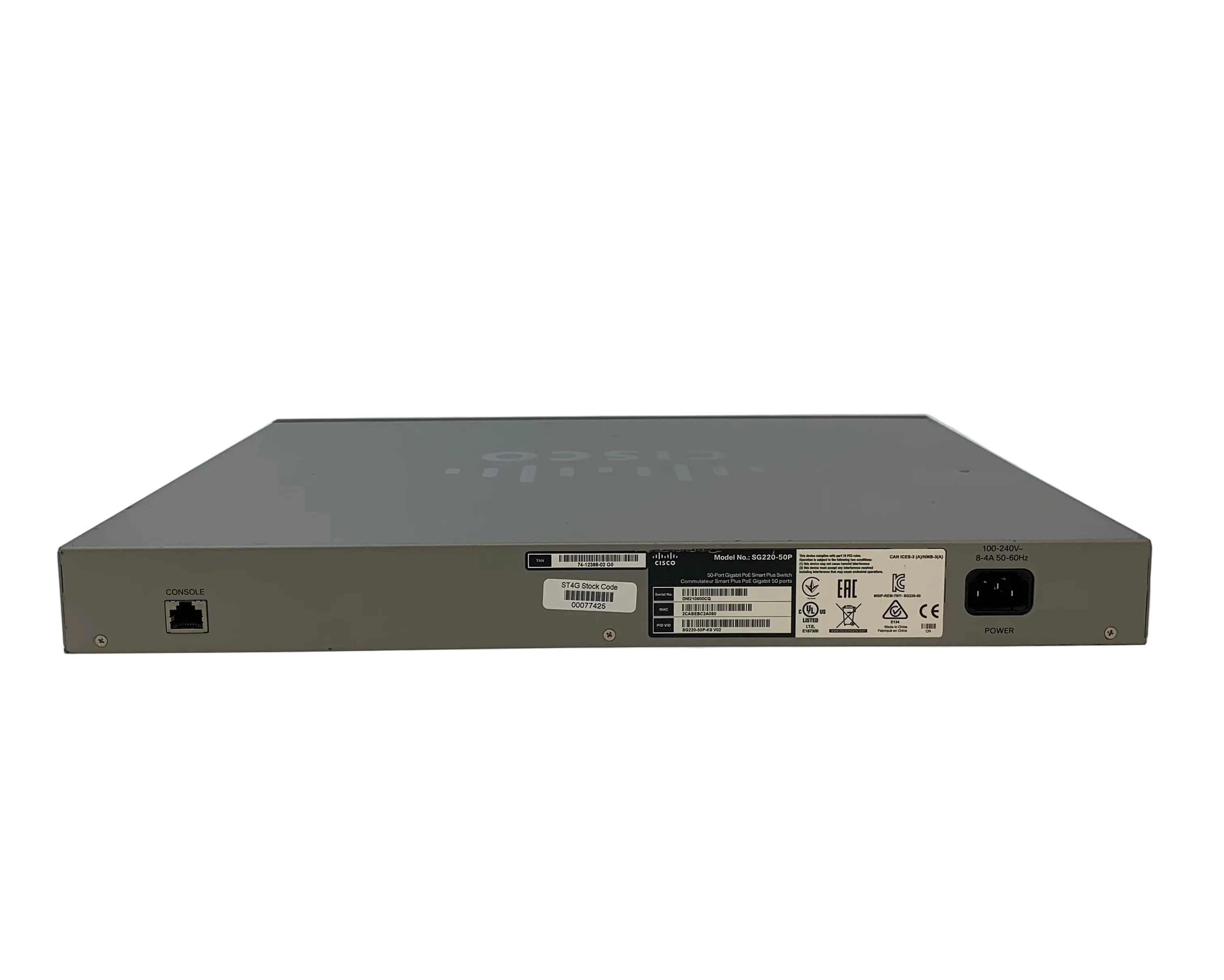 Cisco 50 Port Gigabit Switch | SG220-50P | 1Gbps | PoE