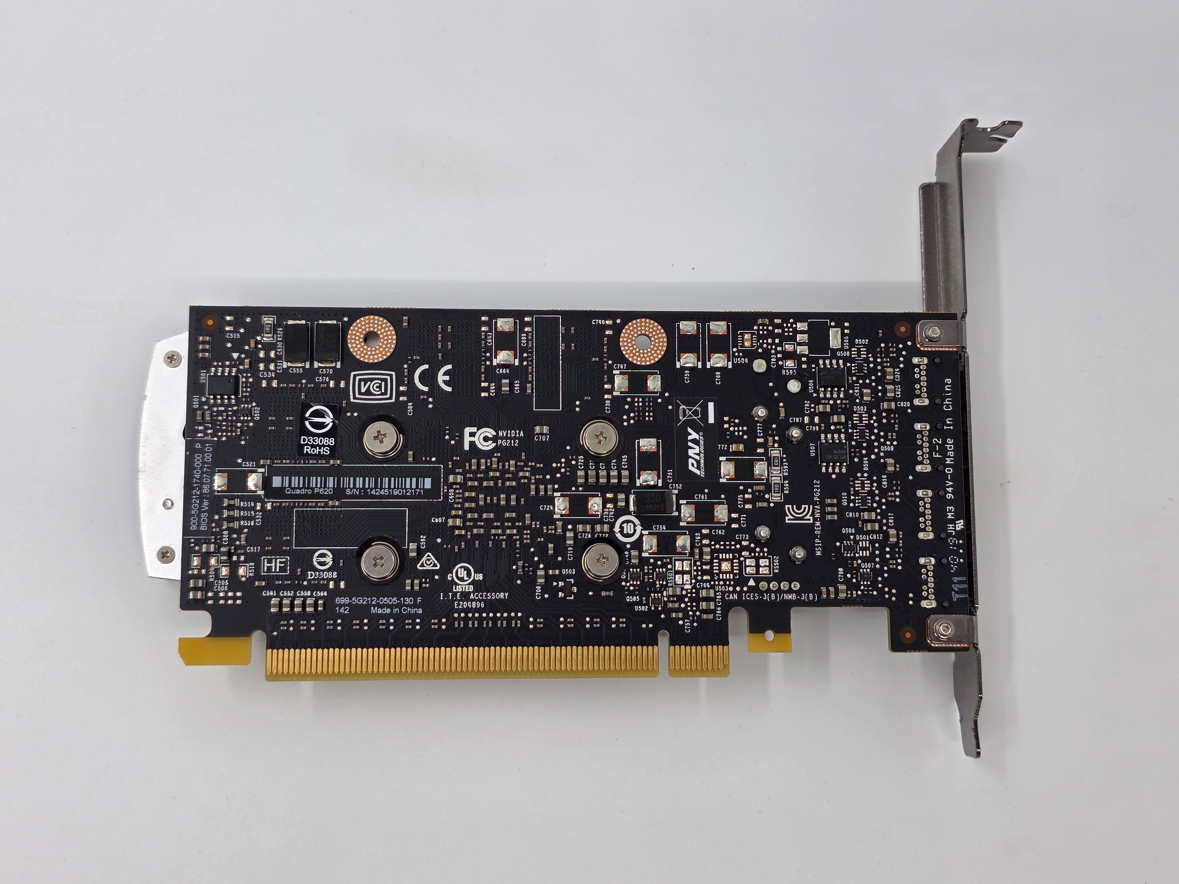 PNY QUADRO P620 2GB mDP 1.4 (4) PCI Express 3.0 x16