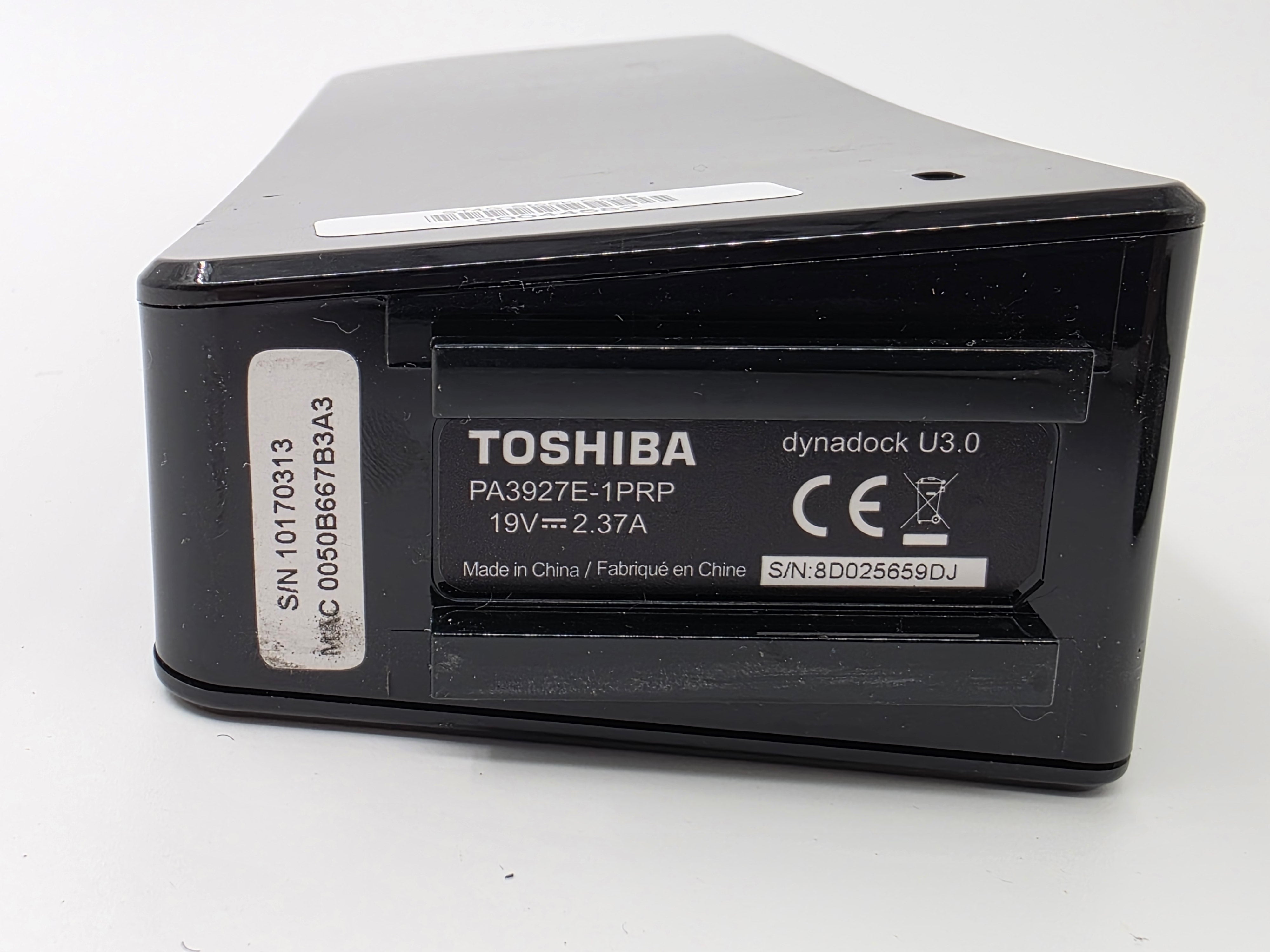 Toshiba PA3927E-1PRP DYNADOCK U3.0 REPLICATOR HDMI DVI VGA BLACK
