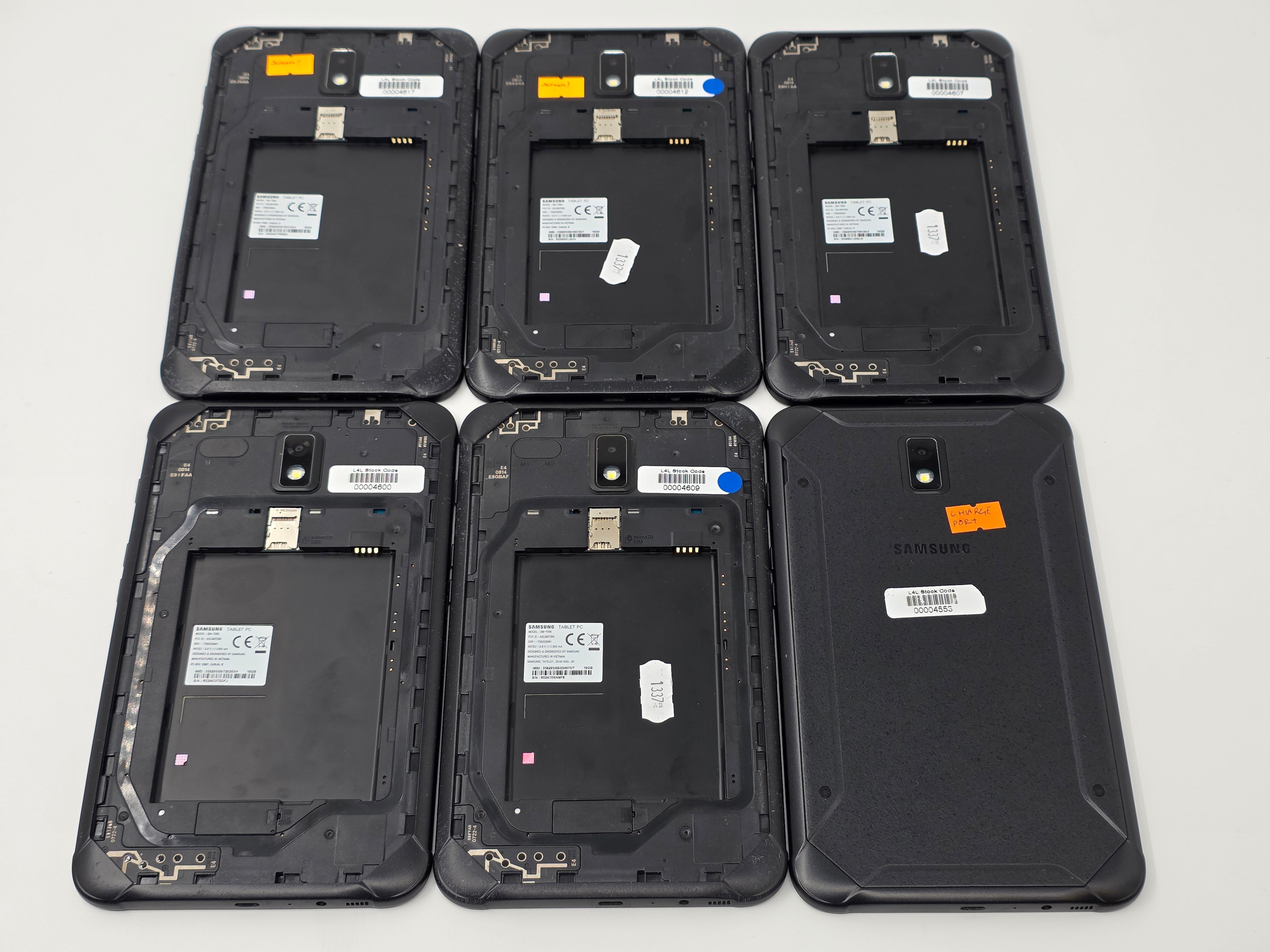 BATCH OF 12 Samsung Galaxy Tab Active 2 SM-T395 16GB 8" SPARES ONLY