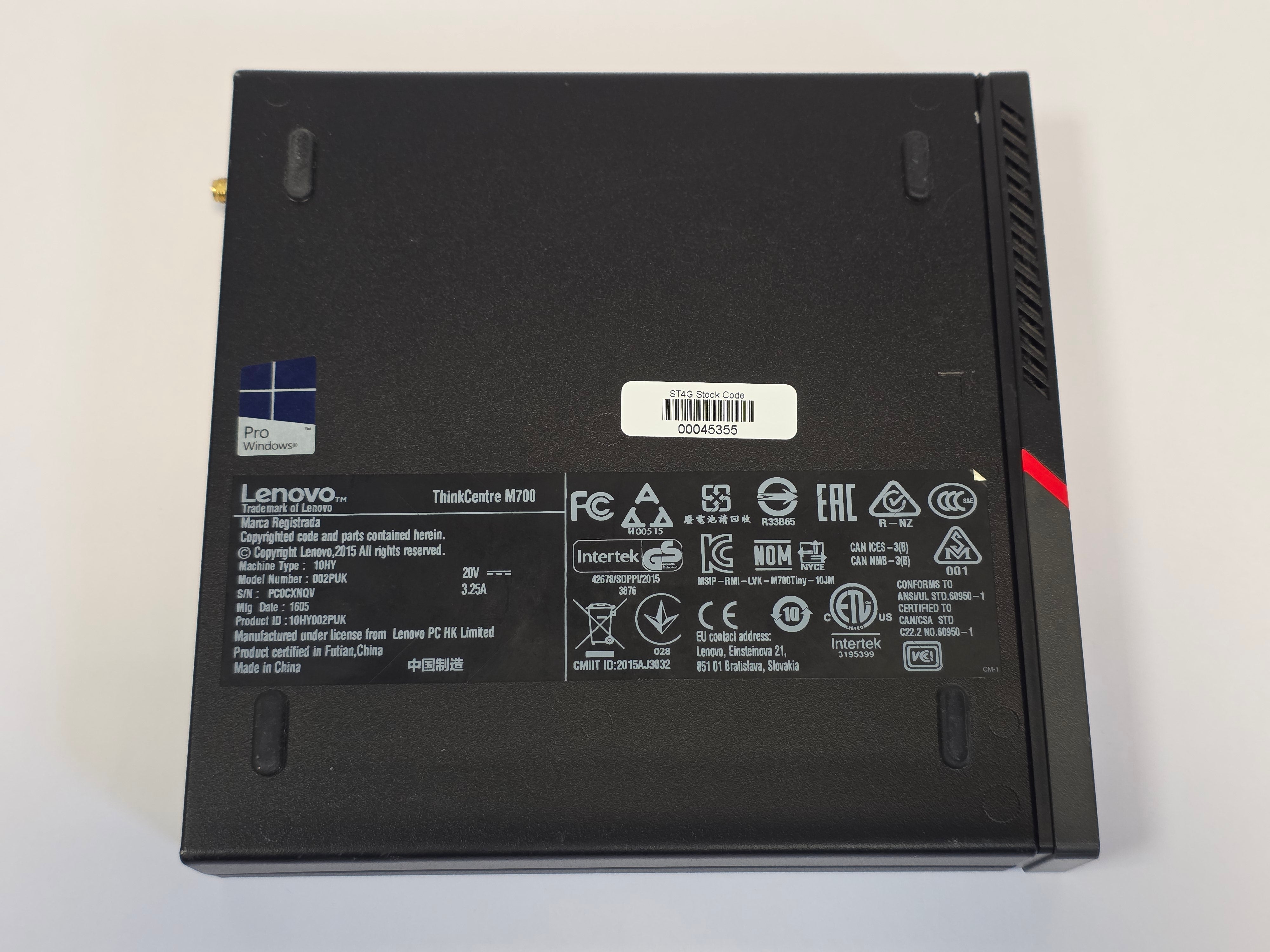 Lenovo PC ThinkCentre M700 Tiny i3 6th Gen 4GB NO SSD NO OS WIFI #3