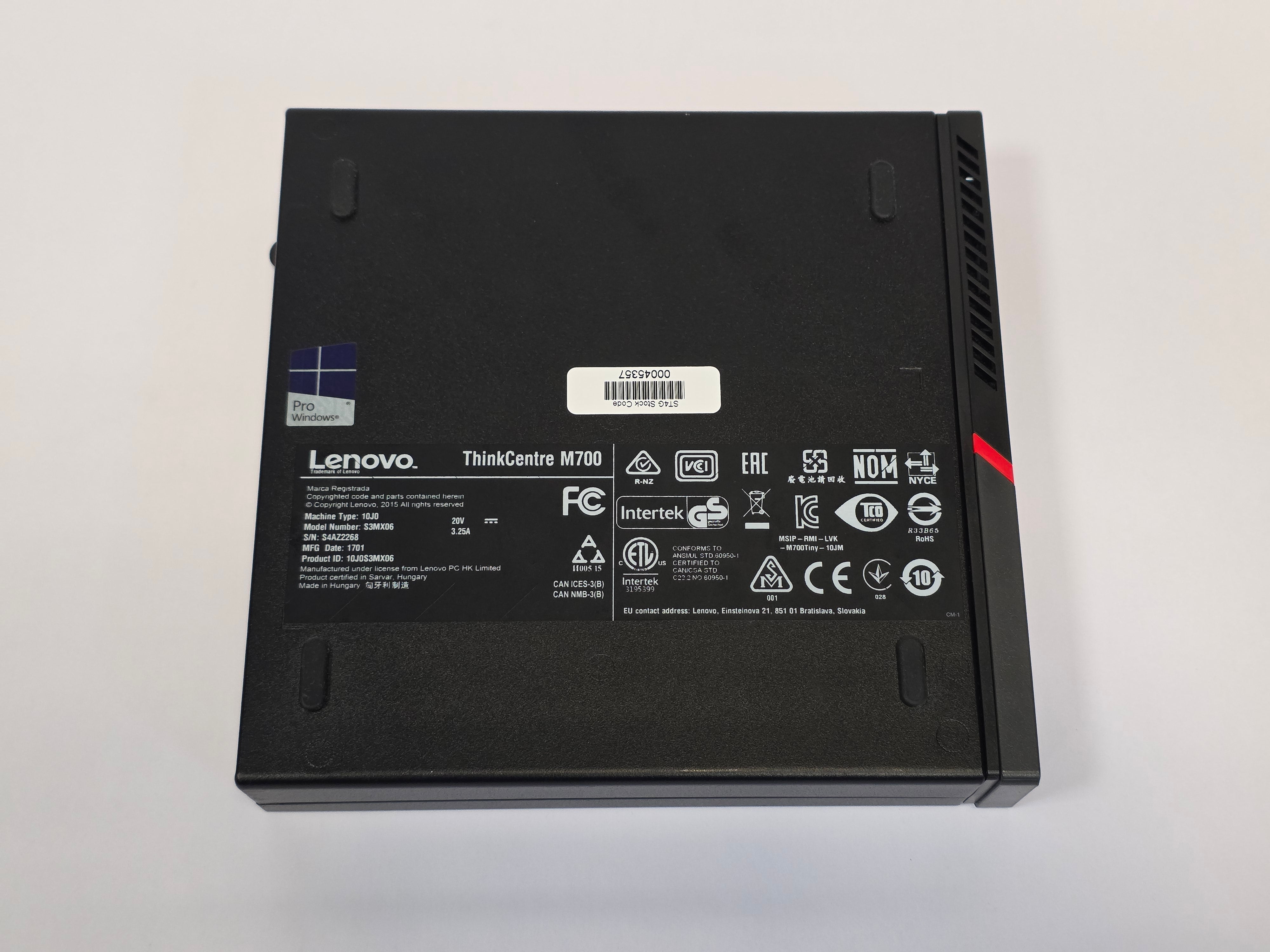 Lenovo PC ThinkCentre M700 Tiny i5 6th Gen 4GB NO SSD NO OS #4
