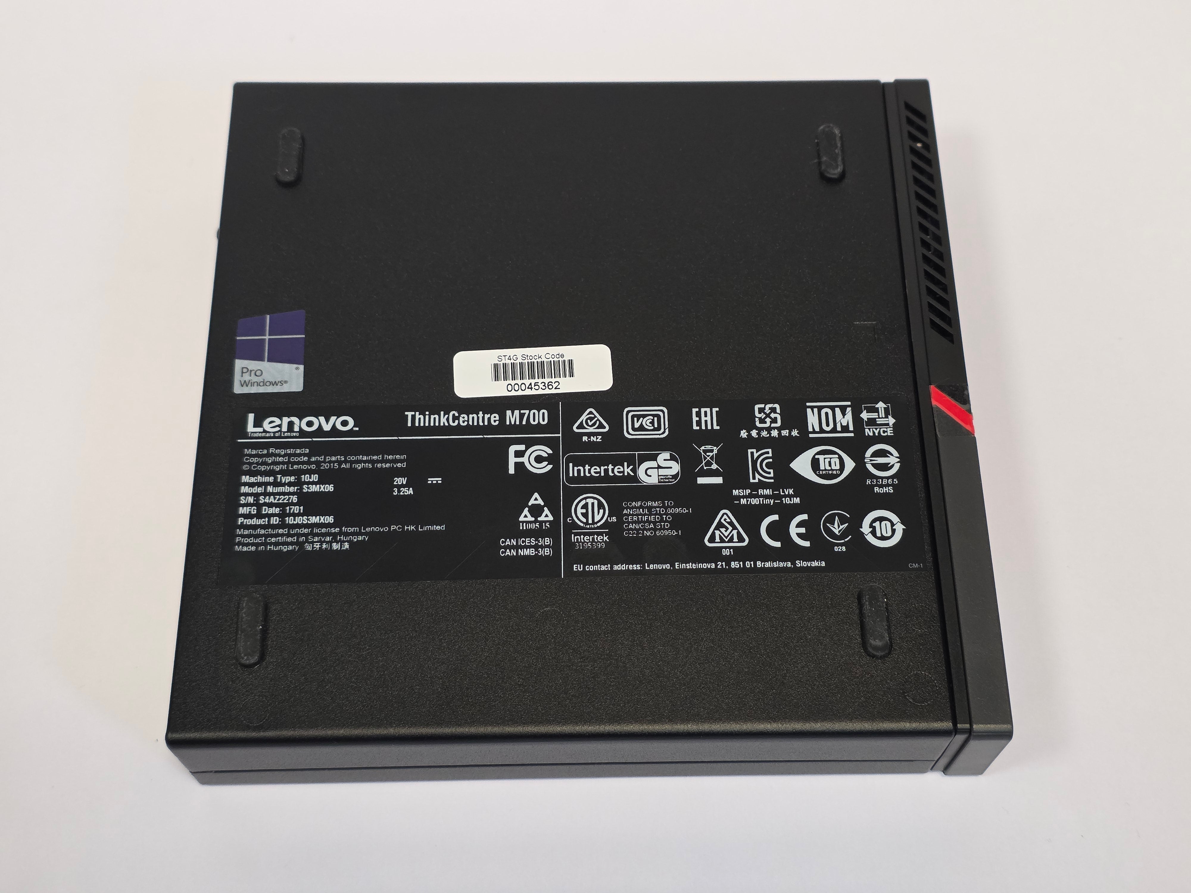 Lenovo PC ThinkCentre M700 TINY i5 6th Gen 4GB RAM No HDD No OS #6