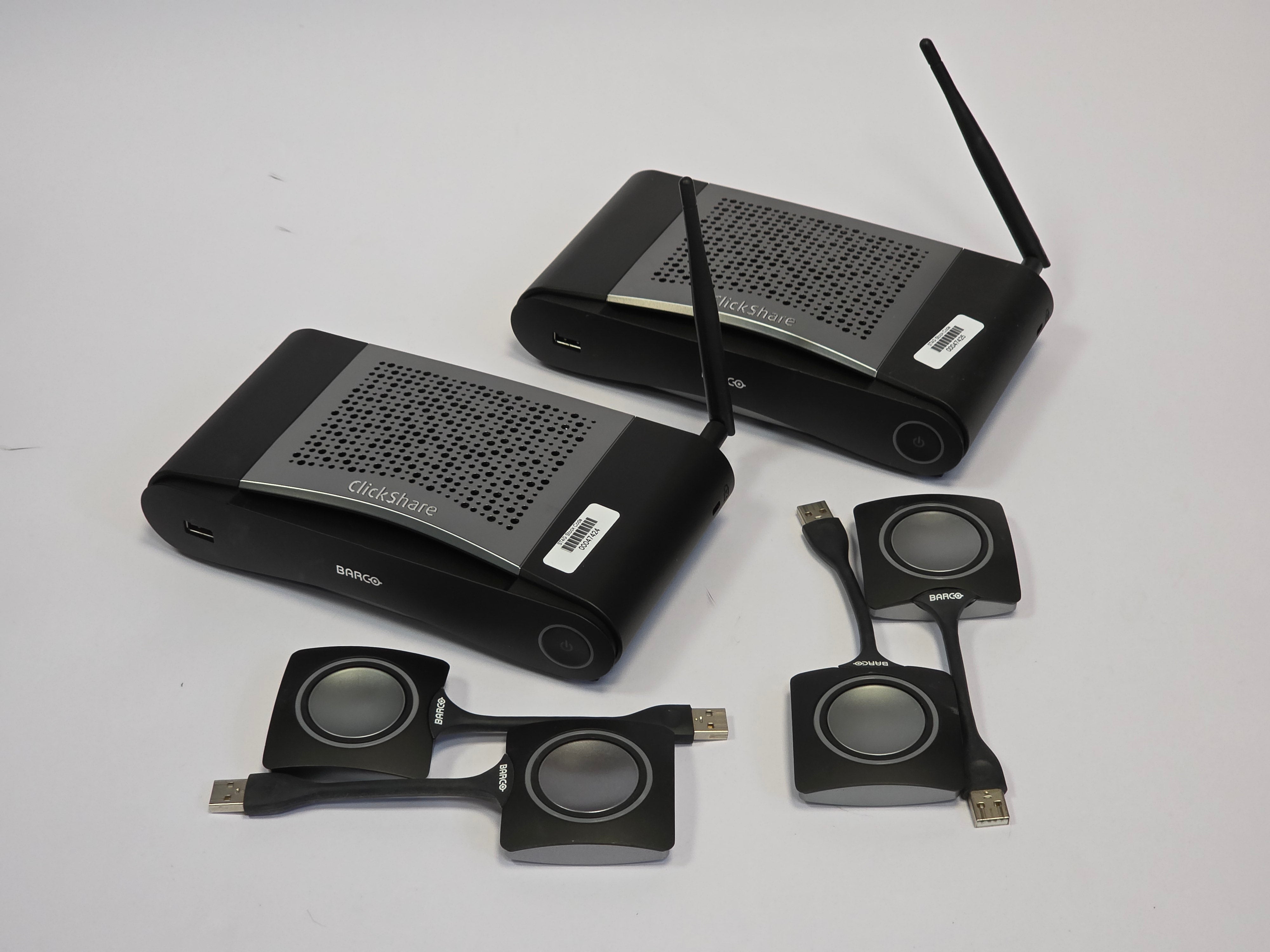 BATCH OF 2 - Barco ClickShare CSE-200 Presentation System - Black