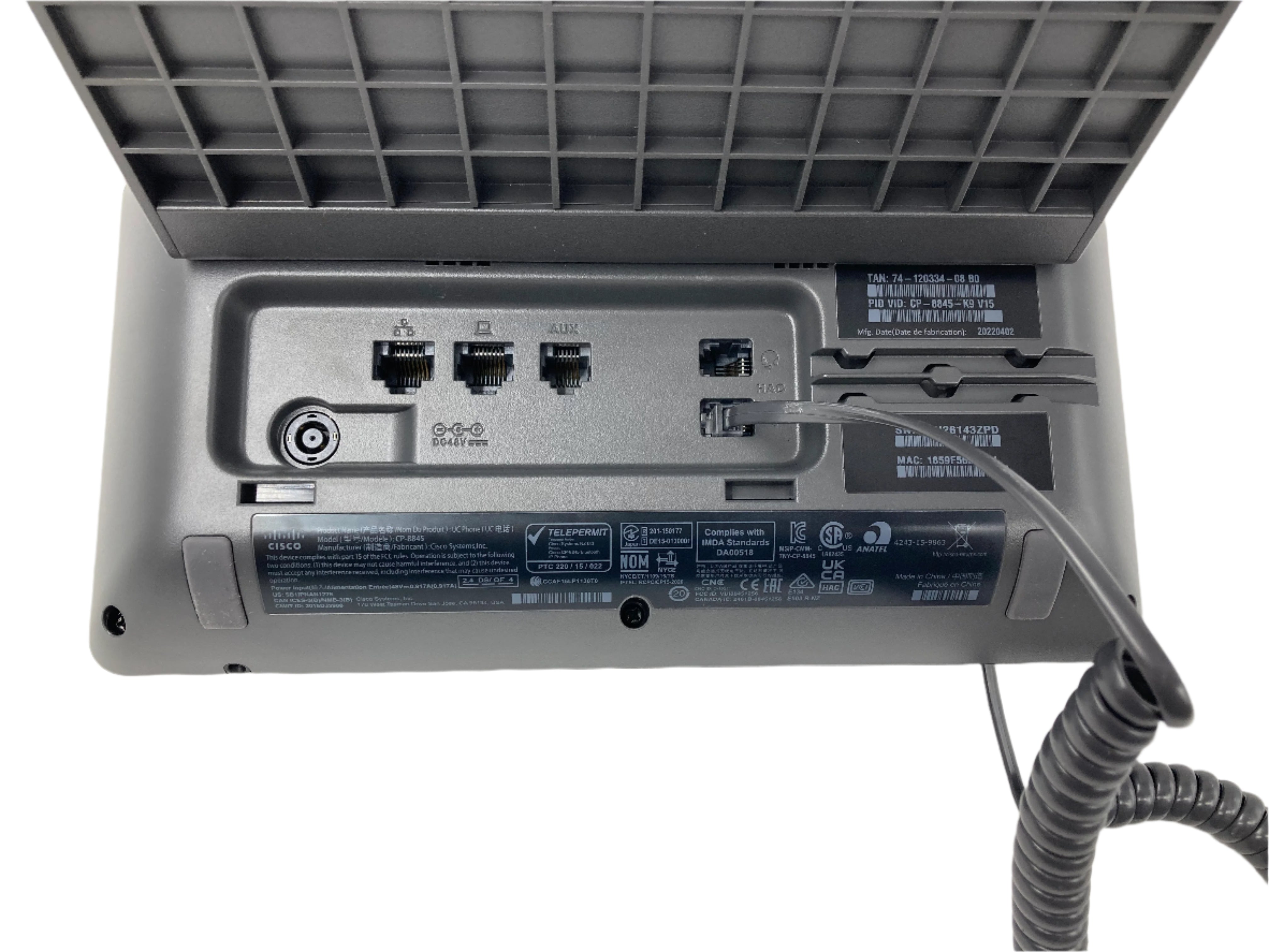 Cisco IP VoIP Desk Phone CP-8845 Batch of 7