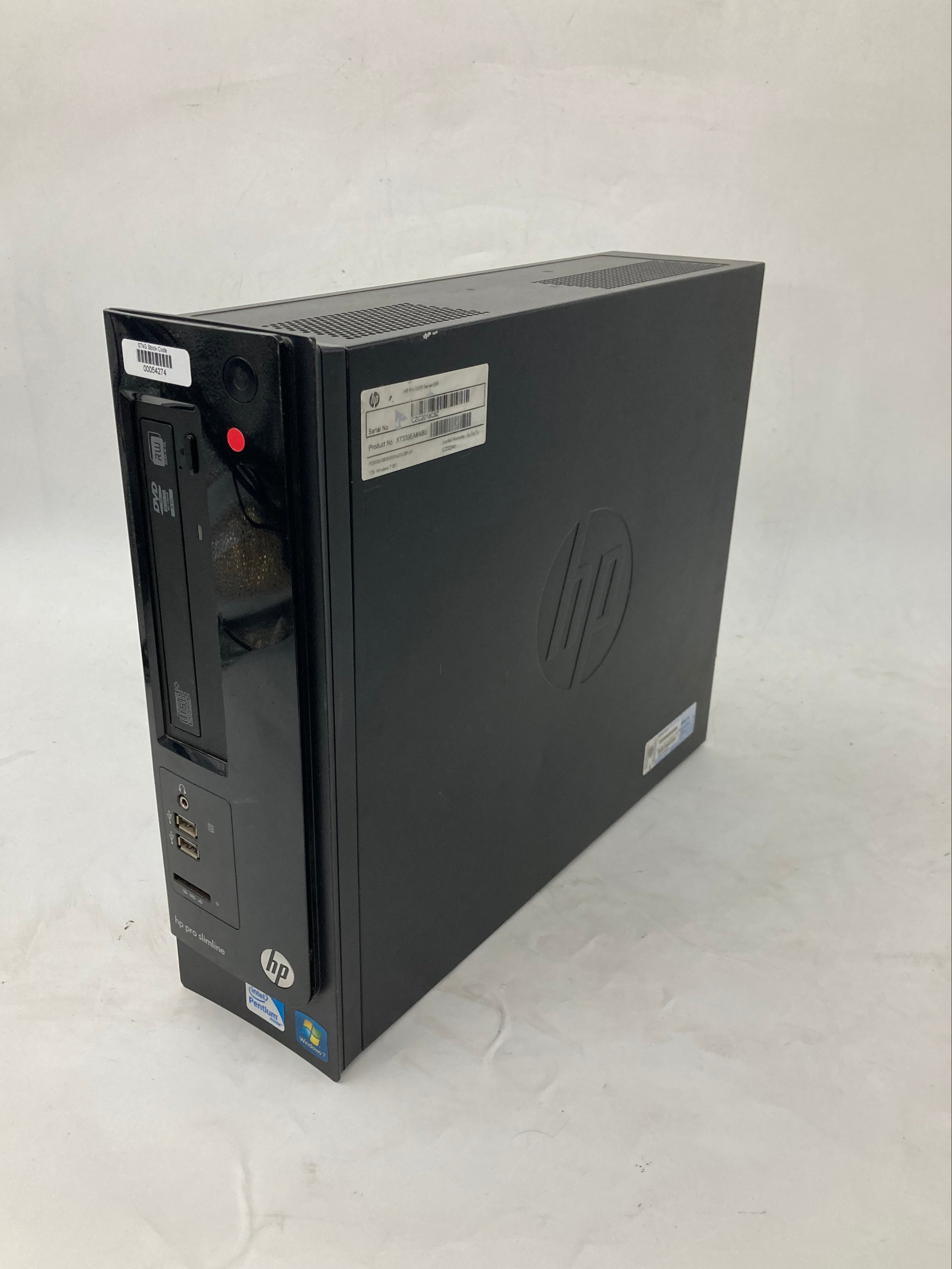 HP PRO 3300 SFF Intel Pentium G630 4GB RAM 500GB HDD No OS