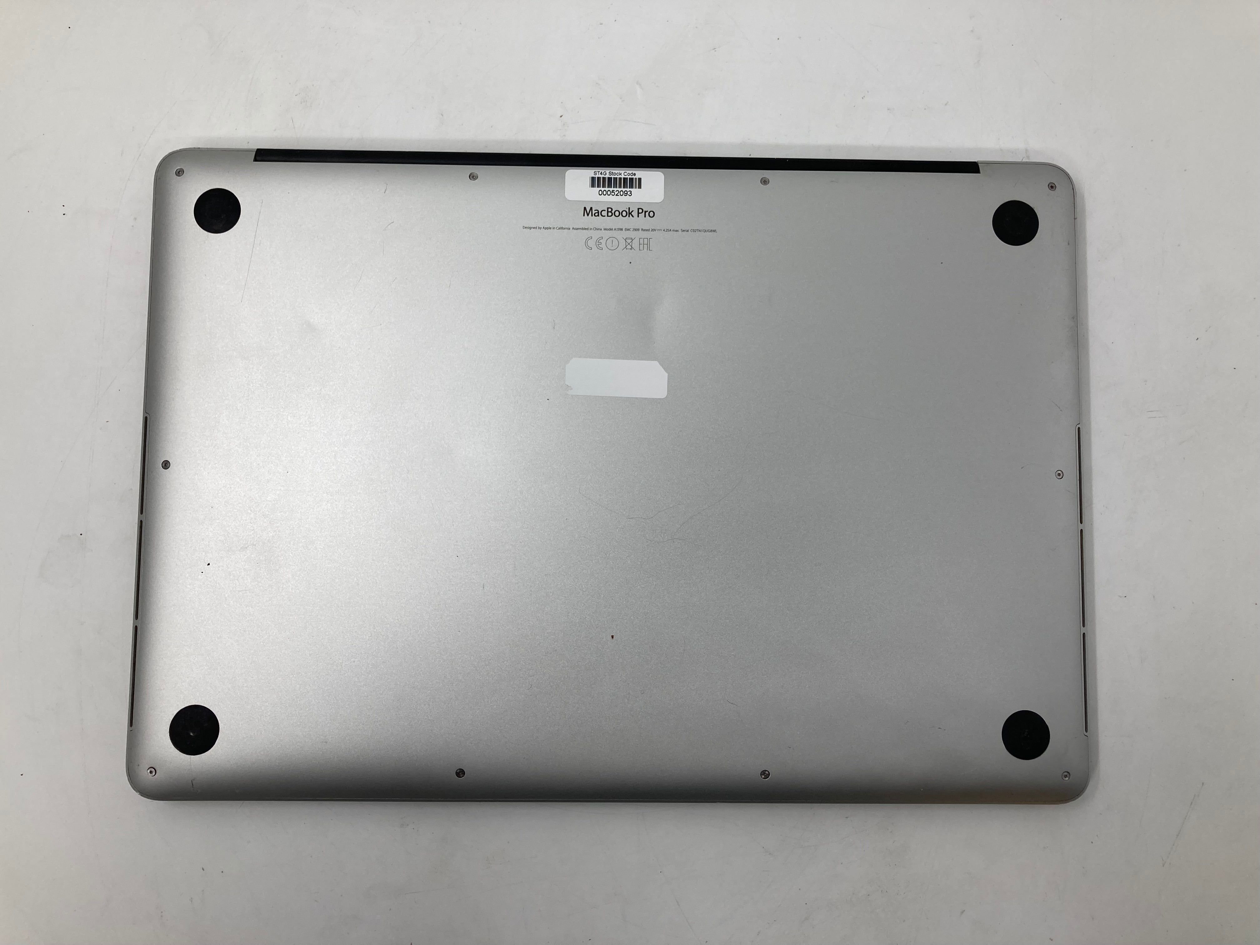 Apple MacBook Pro 2015 15" A1398 EMC 2909 i7 16GB RAM 512GB SSD OS Monterey
