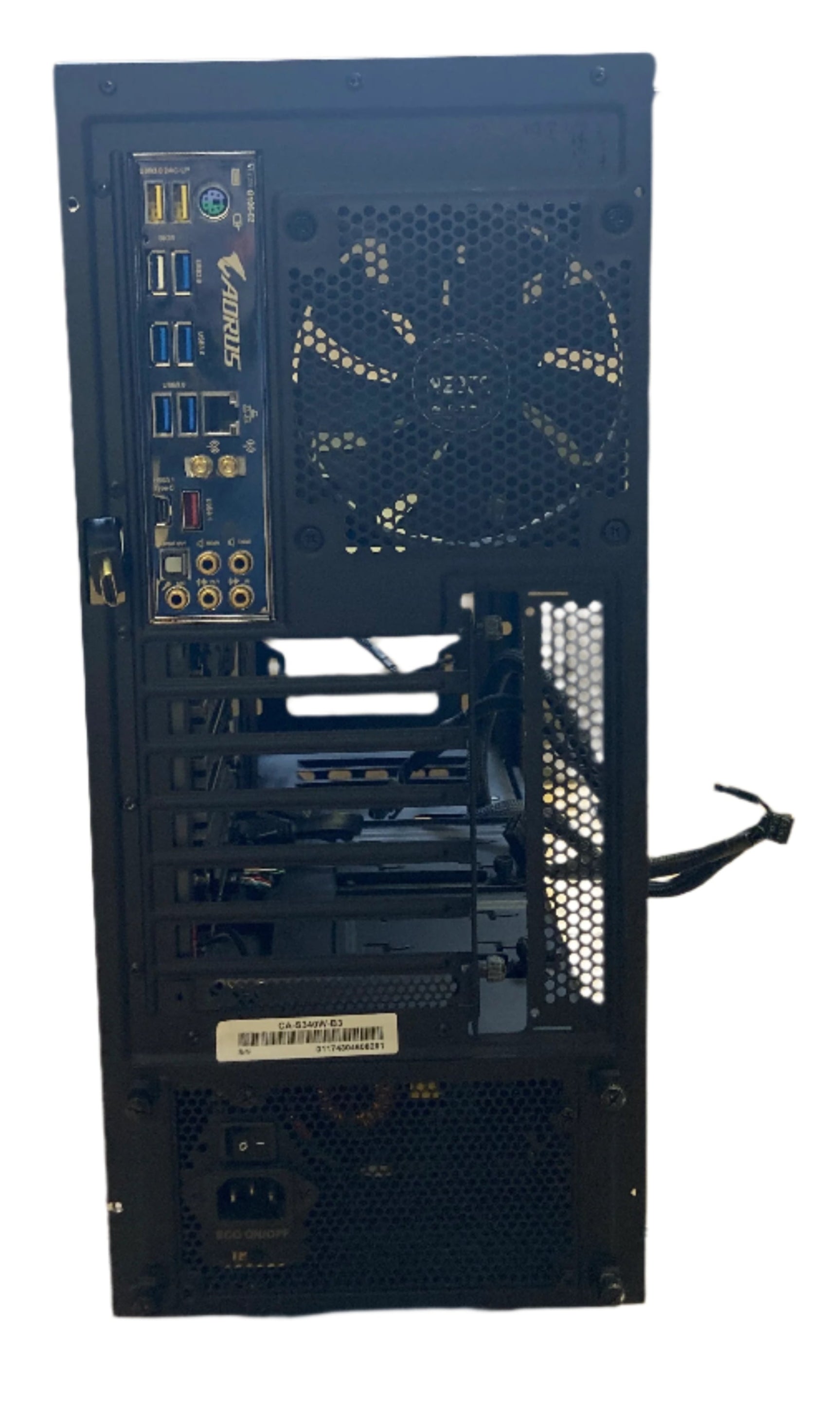 NZXT Desktop Gaming PC Case X399 Aorus Motherboard EVGA 1200W PSU *Spares*