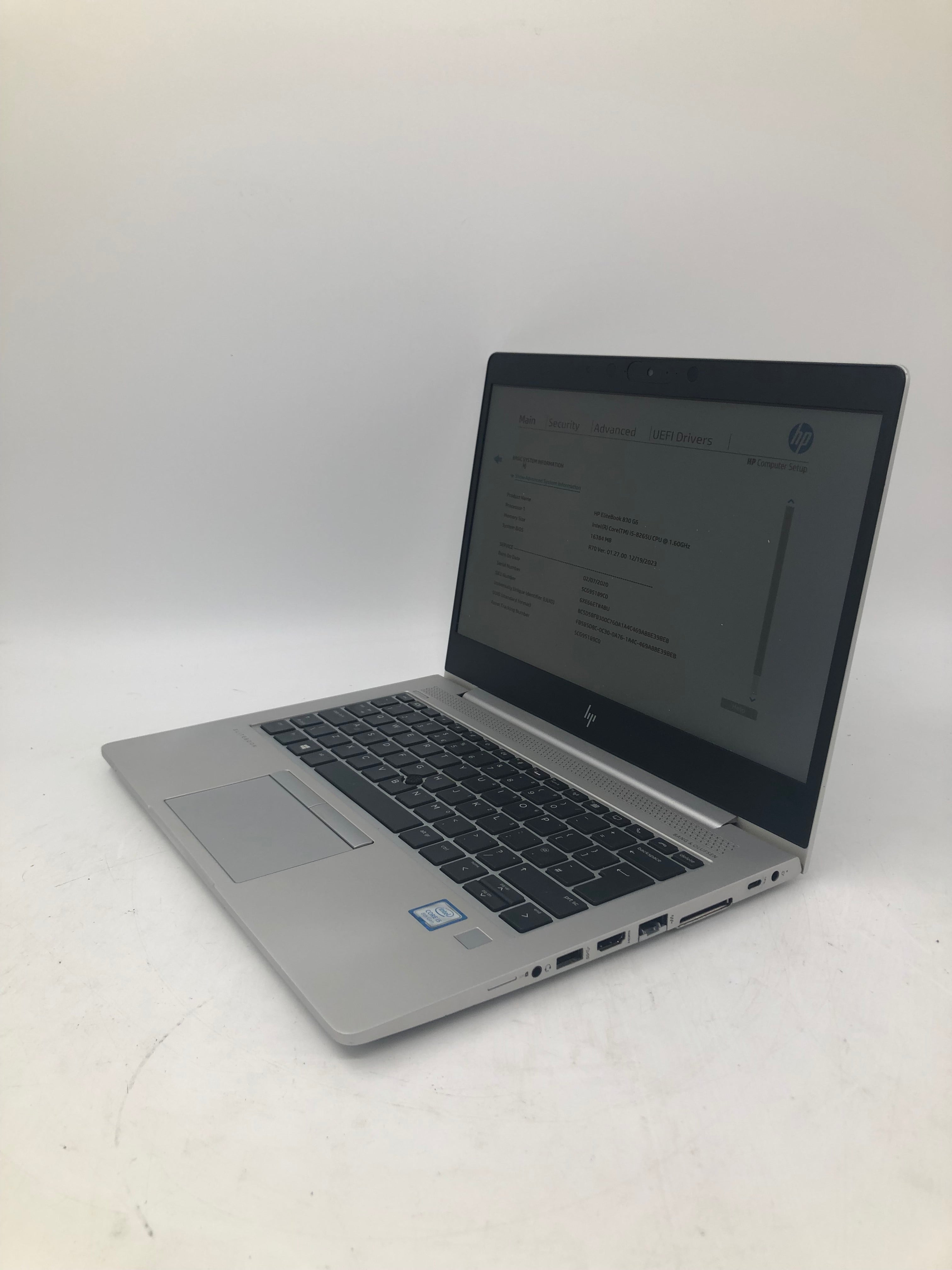 HP EliteBook 830 G6 13.3" Screen i5 8th Gen 8GB RAM 256GB SSD W11