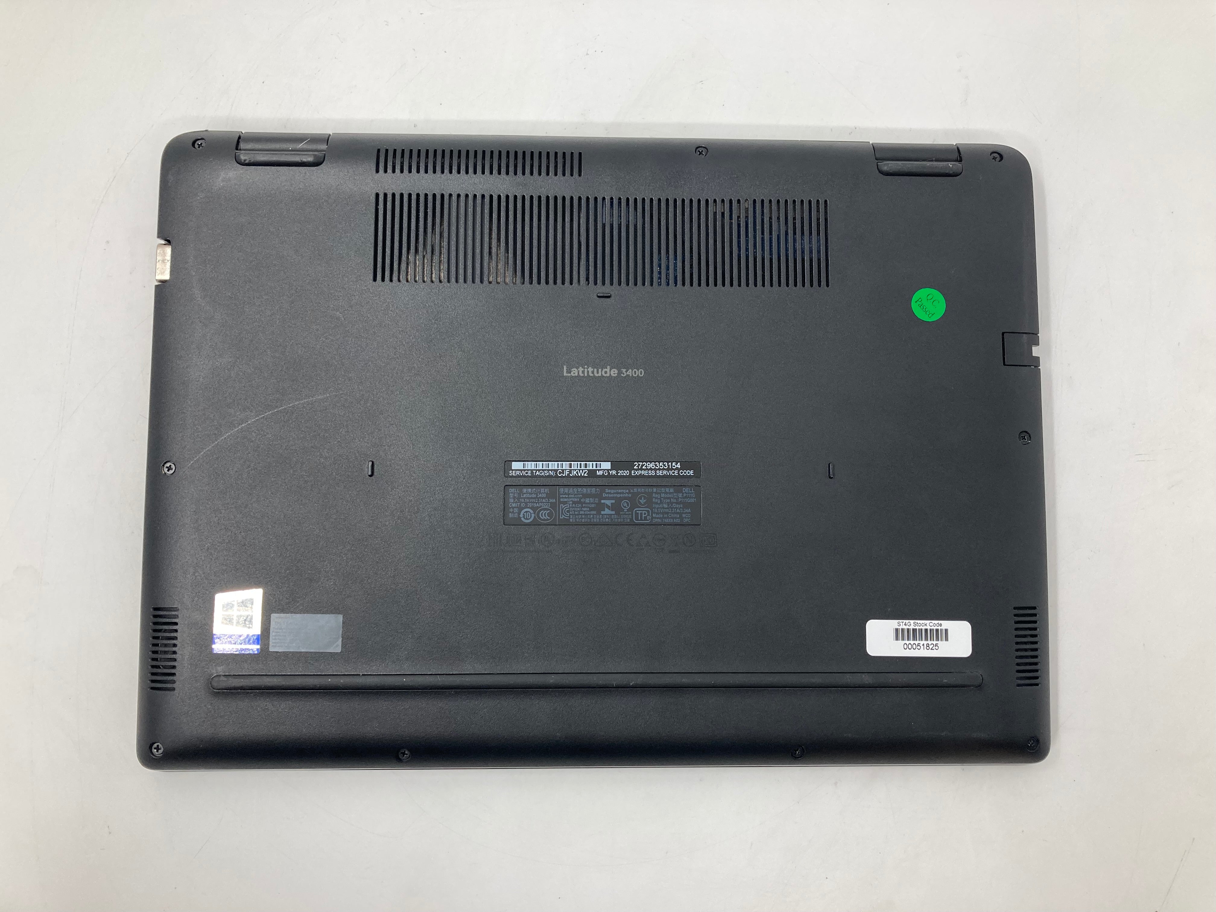 Dell Laptop Latitude 3400 14" i5 8th Gen 8GB RAM 256GB SSD W11