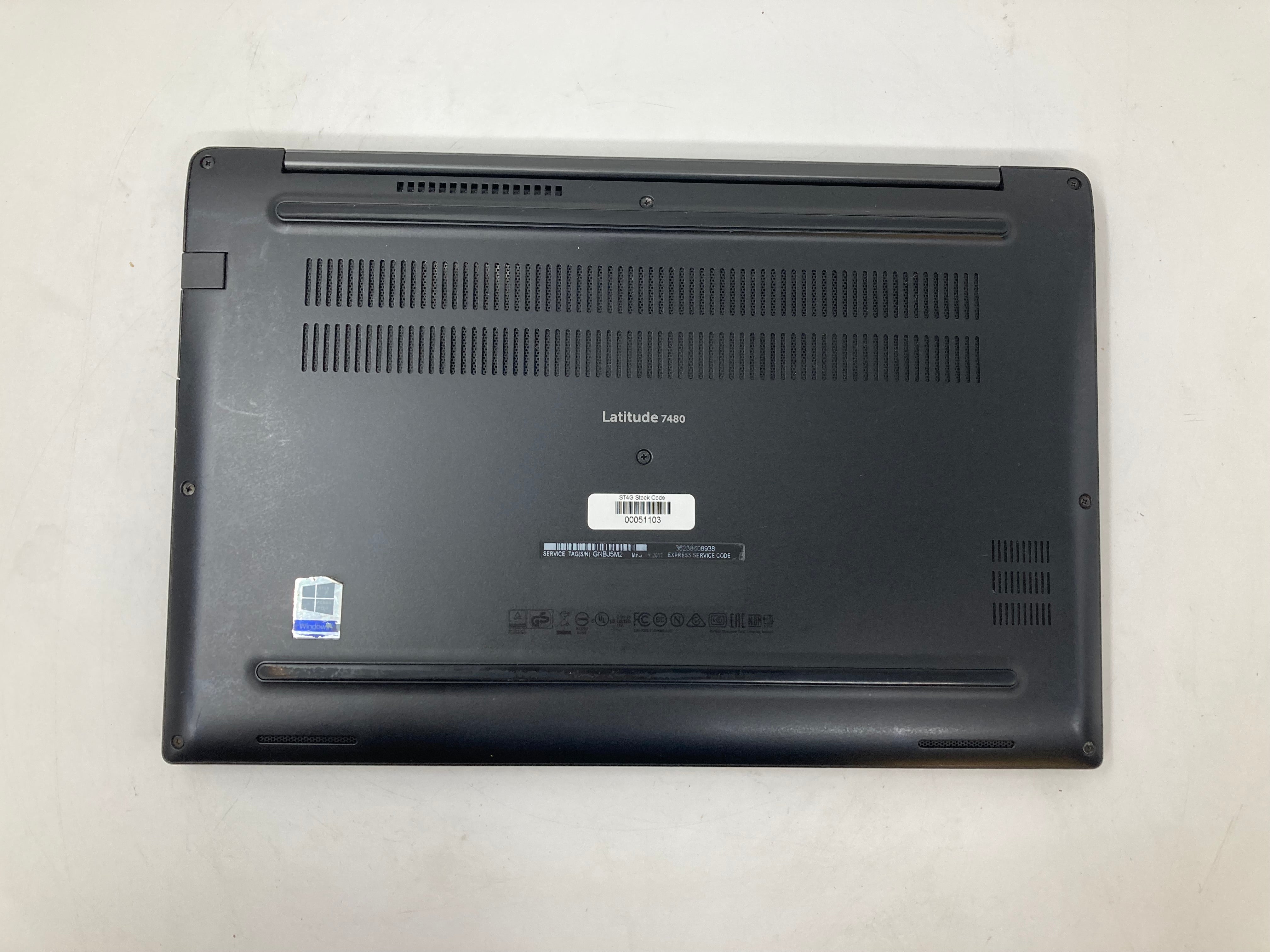 Dell Laptop Latitude 7480 14" i5 6th Gen 16GB RAM 256GB SSD No OS