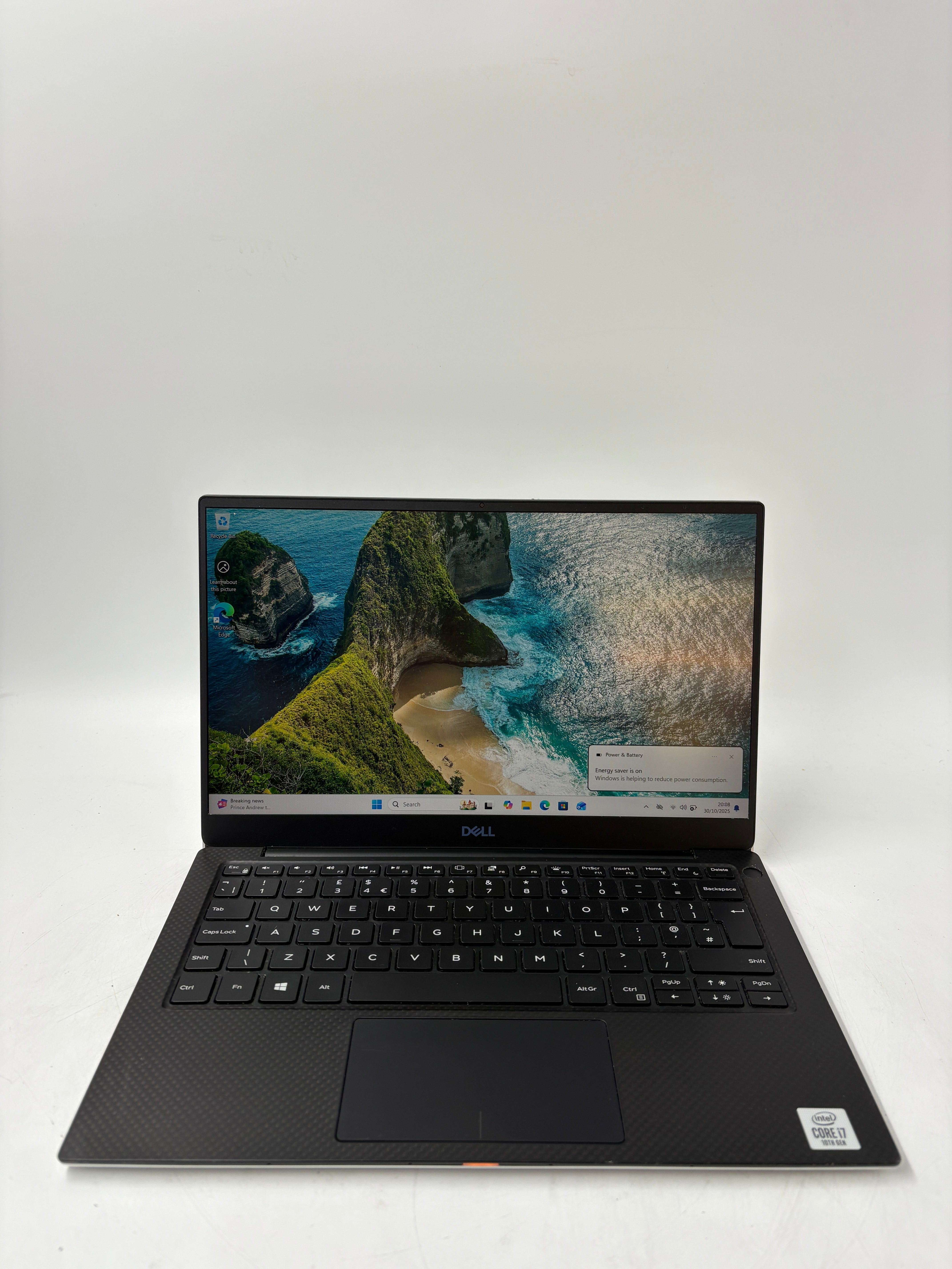 Dell XPS 7390 13.3" Screen i7 10th Gen 16GB RAM 512GB SSD NO OS