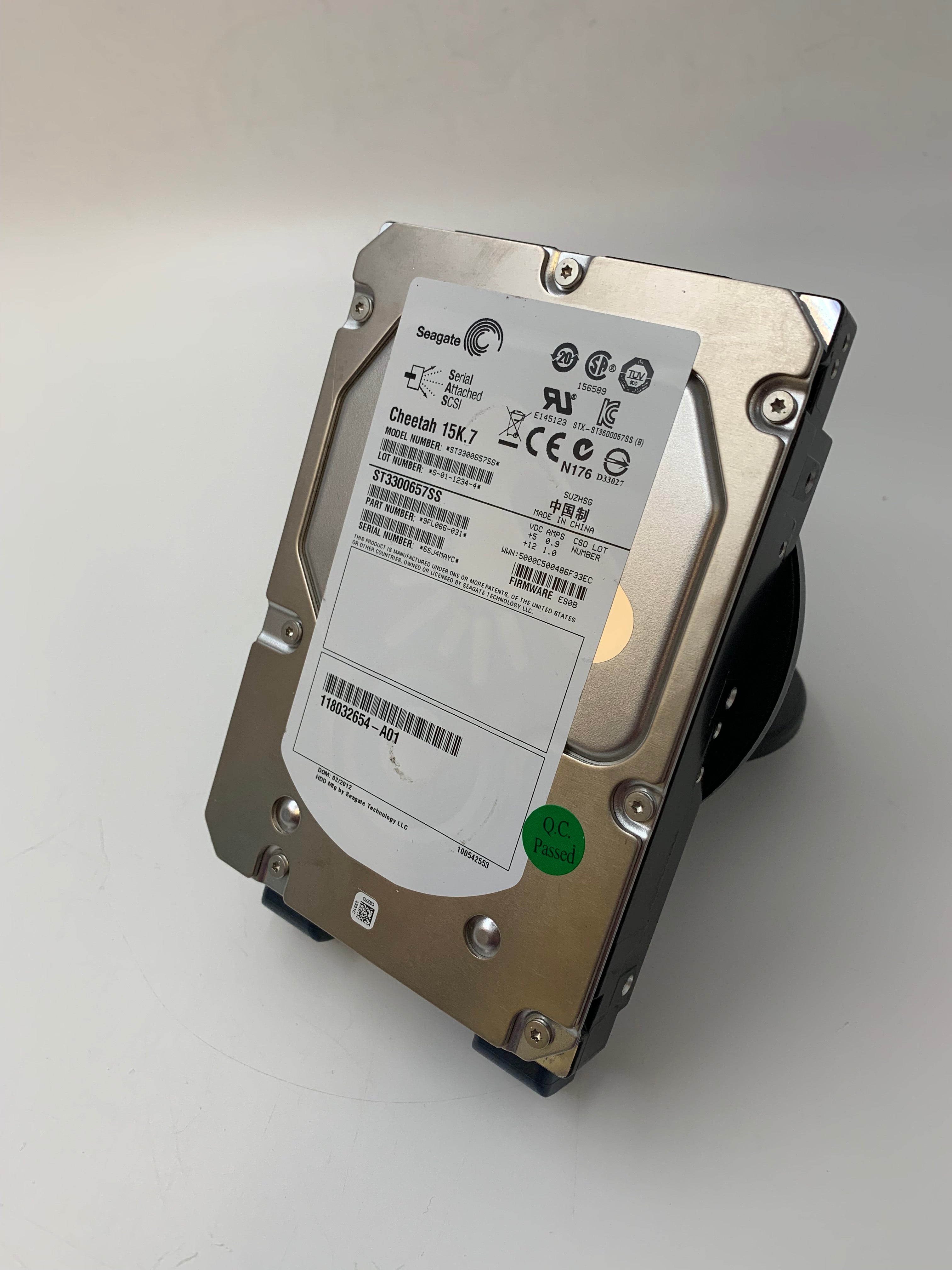 Mixed Brands HDDs | 300GB | SAS | 3.5 inch | 6Gbps | 15K RPM | Lot of 7