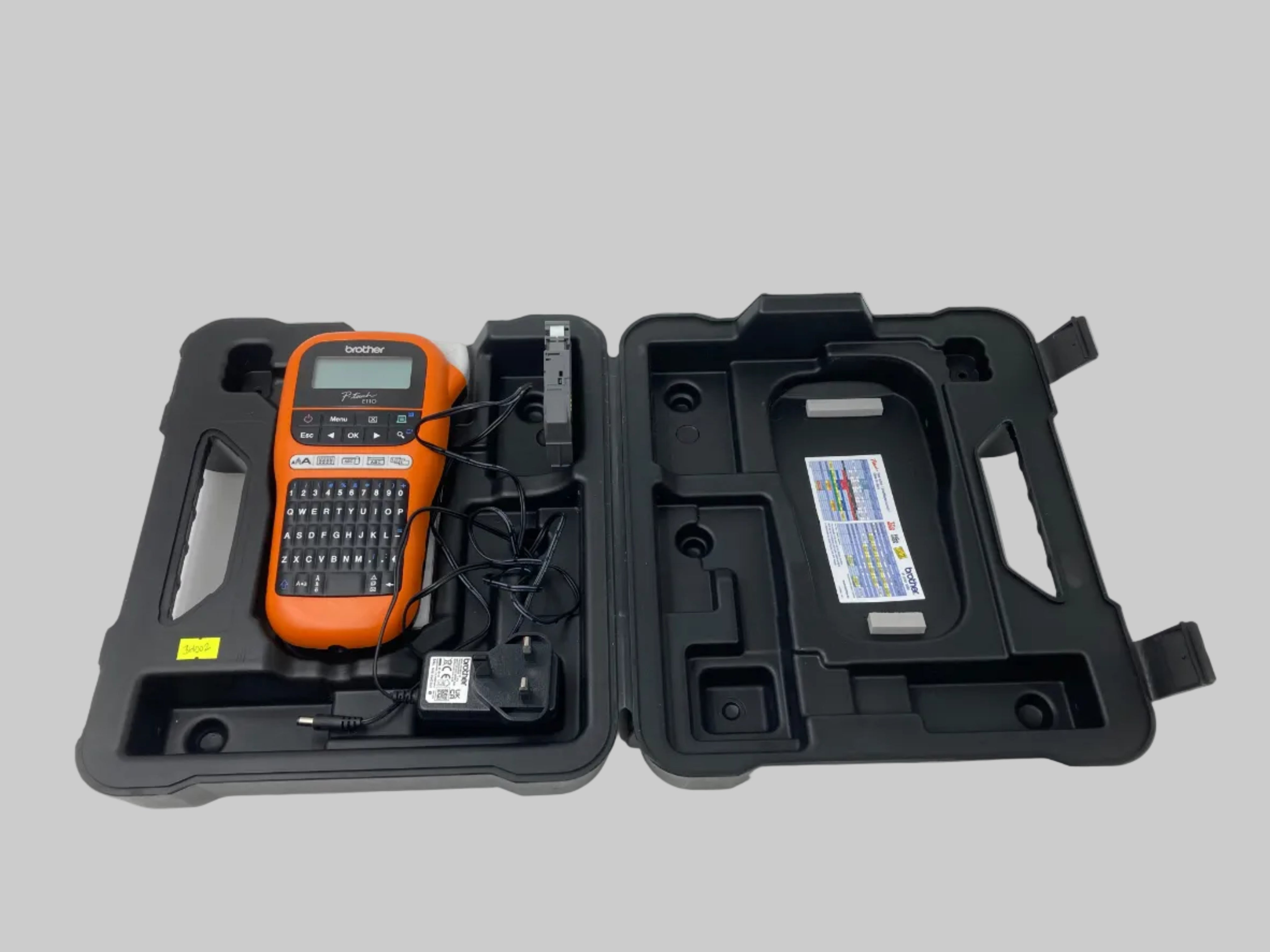 Brother P-Touch E110 Label Printer Refurbished In Case With Cable