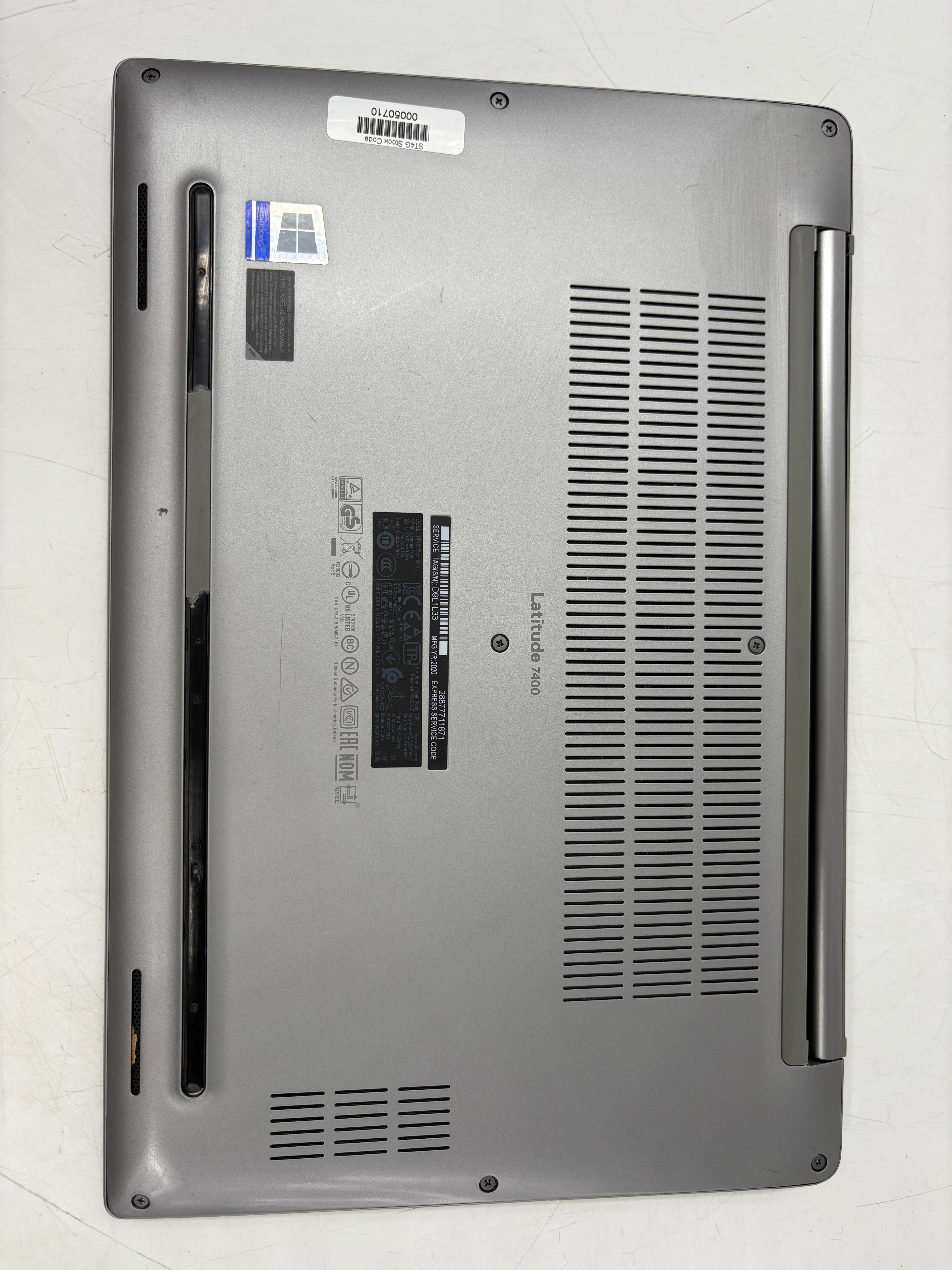 Dell Laptop Latitude 7400 14" Screen i7 8th Gen 16GB RAM 512GB SSD W11