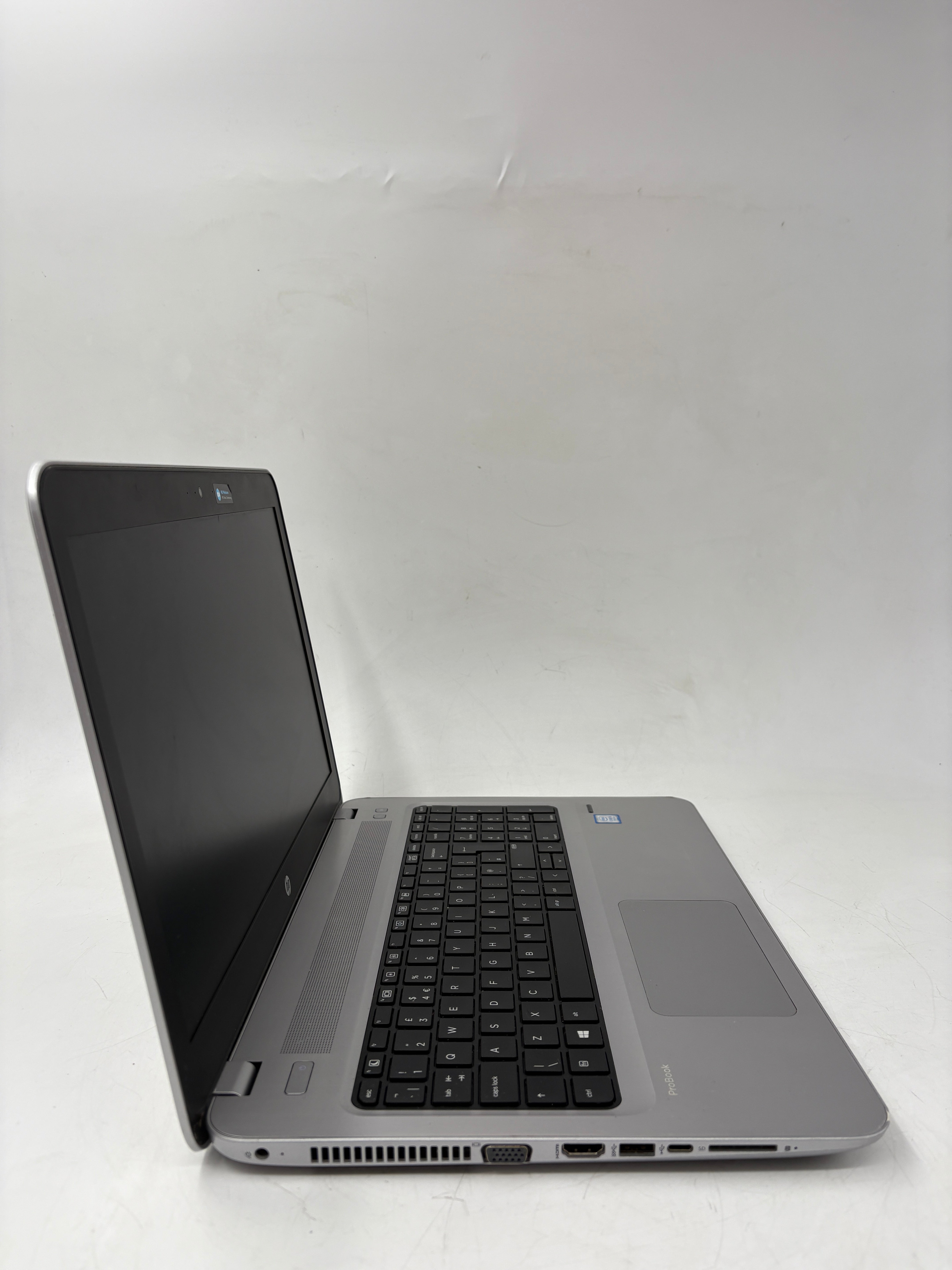 HP Laptop Probook 450 G4 15.6" Screen i5 7th Gen 4GB RAM 256GB SSD W10
