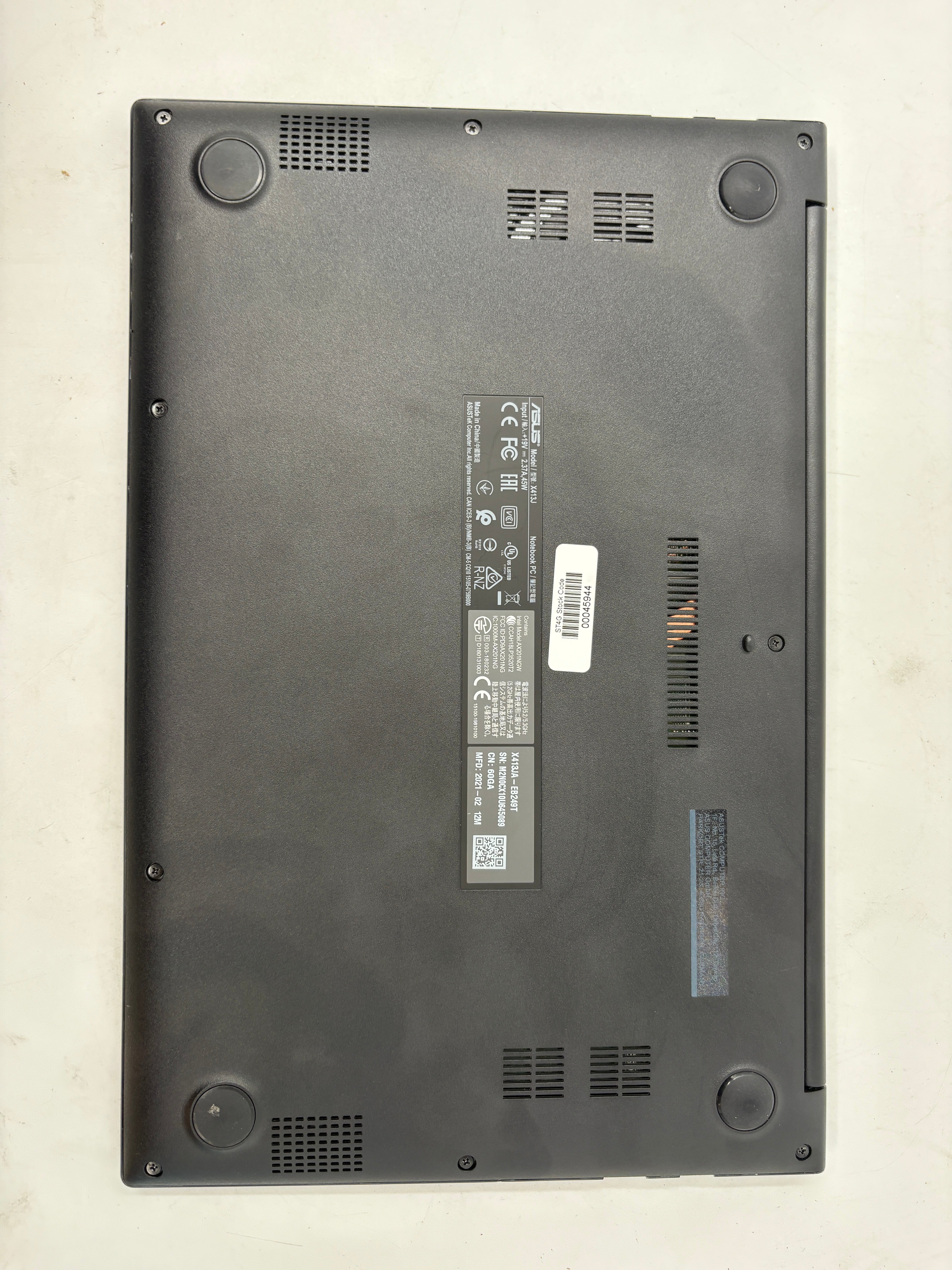 ASUS Laptop VivoBook X413J i5 10th Gen 8GB RAM NO SSD NO OS