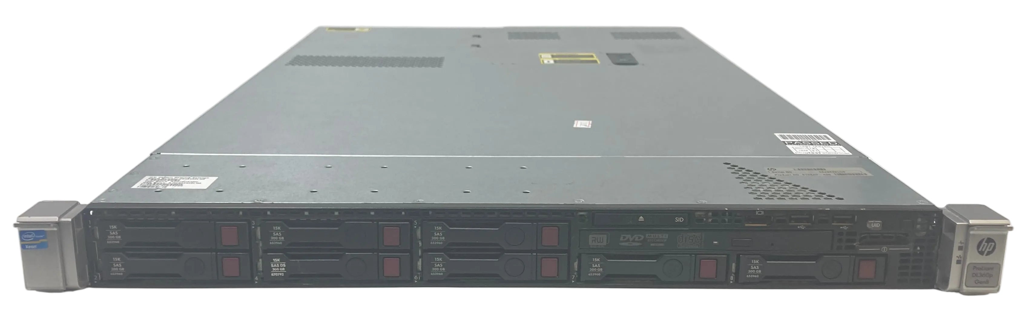 HP ProLiant DL360p Gen 8 | 8x 300GB 2.5" SAS | 2x E5 2620 | 16GB RAM