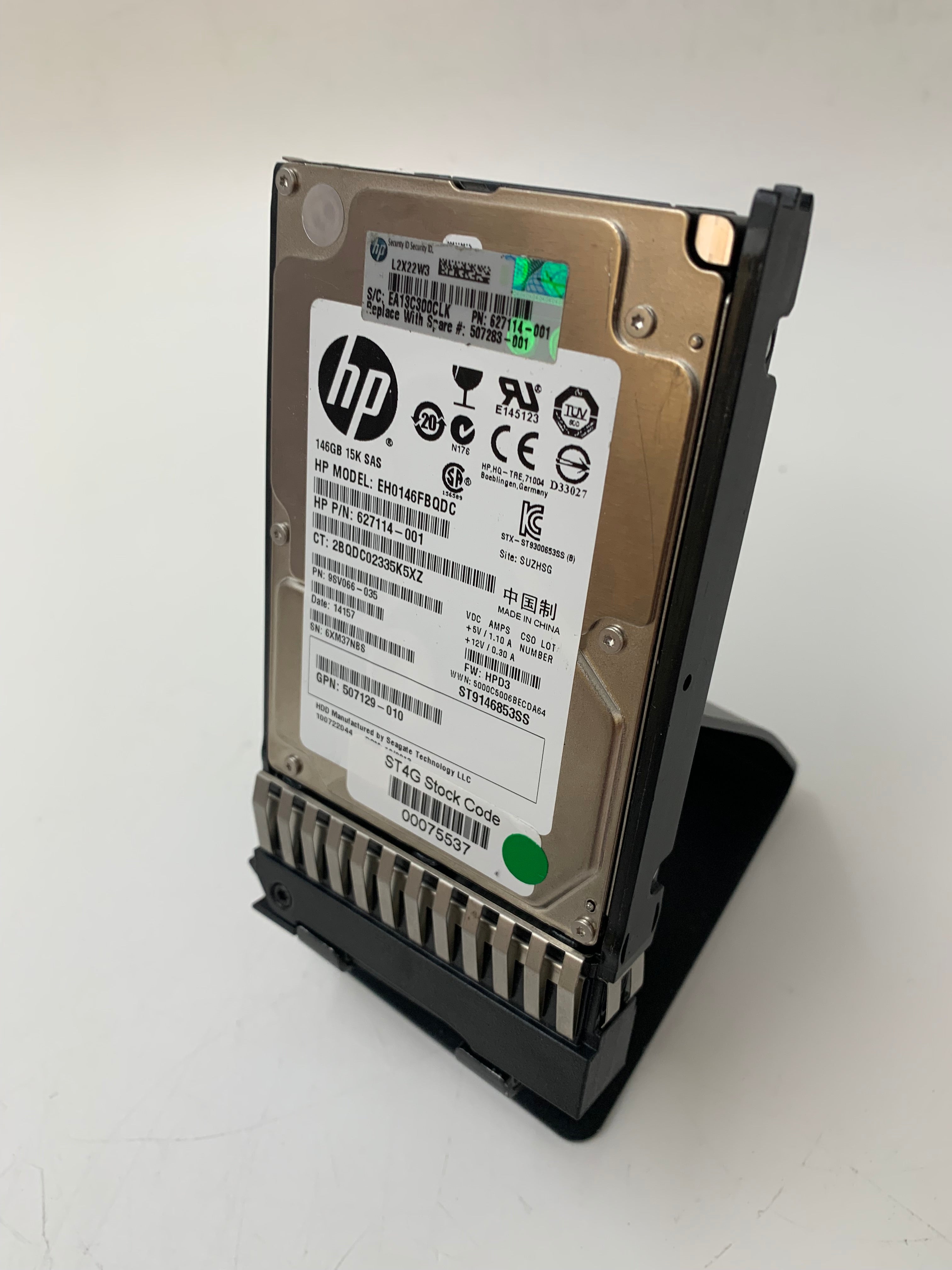 HP Hard Disk Drives | 146GB | SAS | 2.5 inch | 6Gbps | 15K RPM | Lot of 4