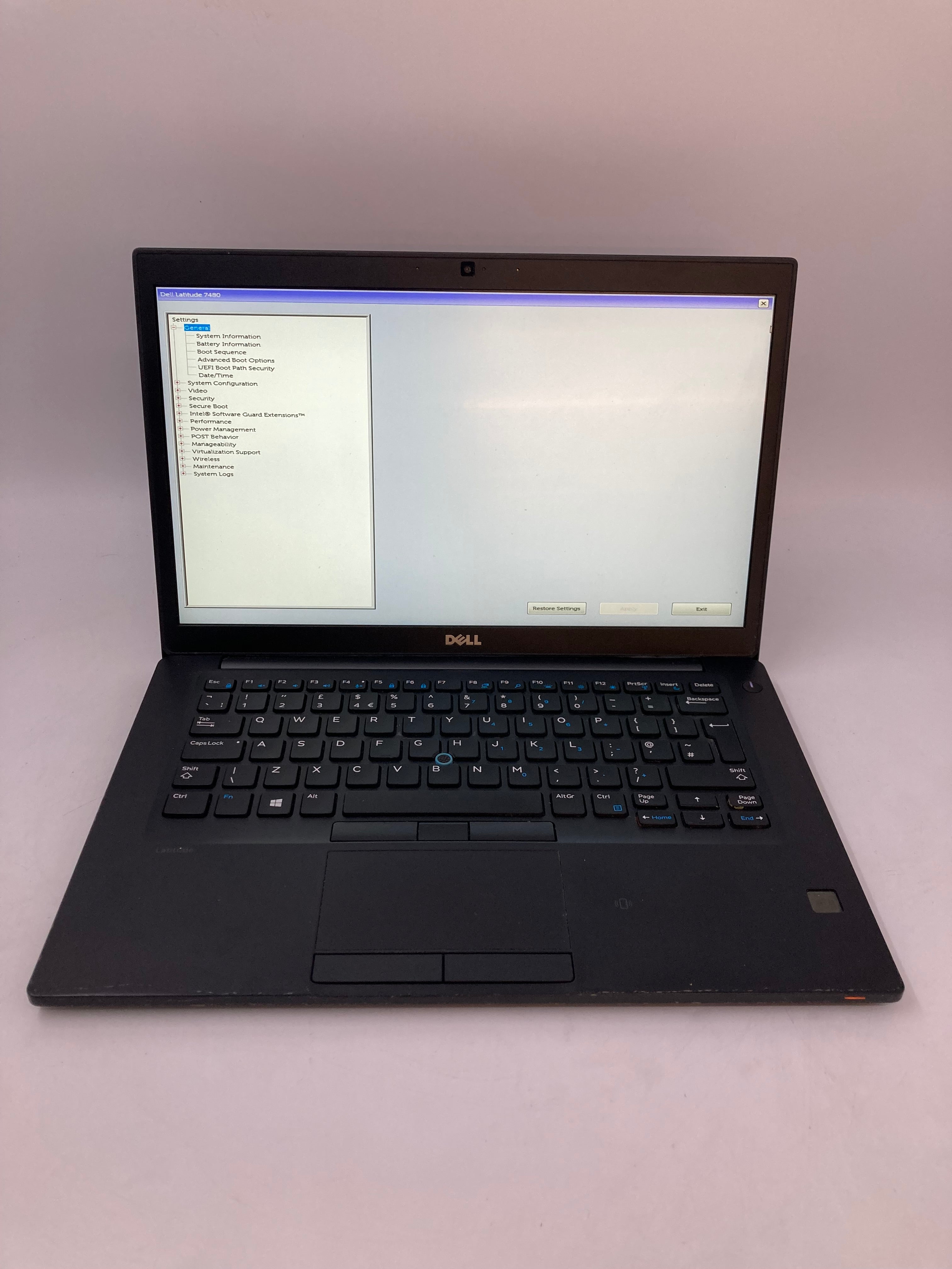 Dell Latitude 7480 14" Screen i7 7th Gen 8GB RAM No SSD No OS