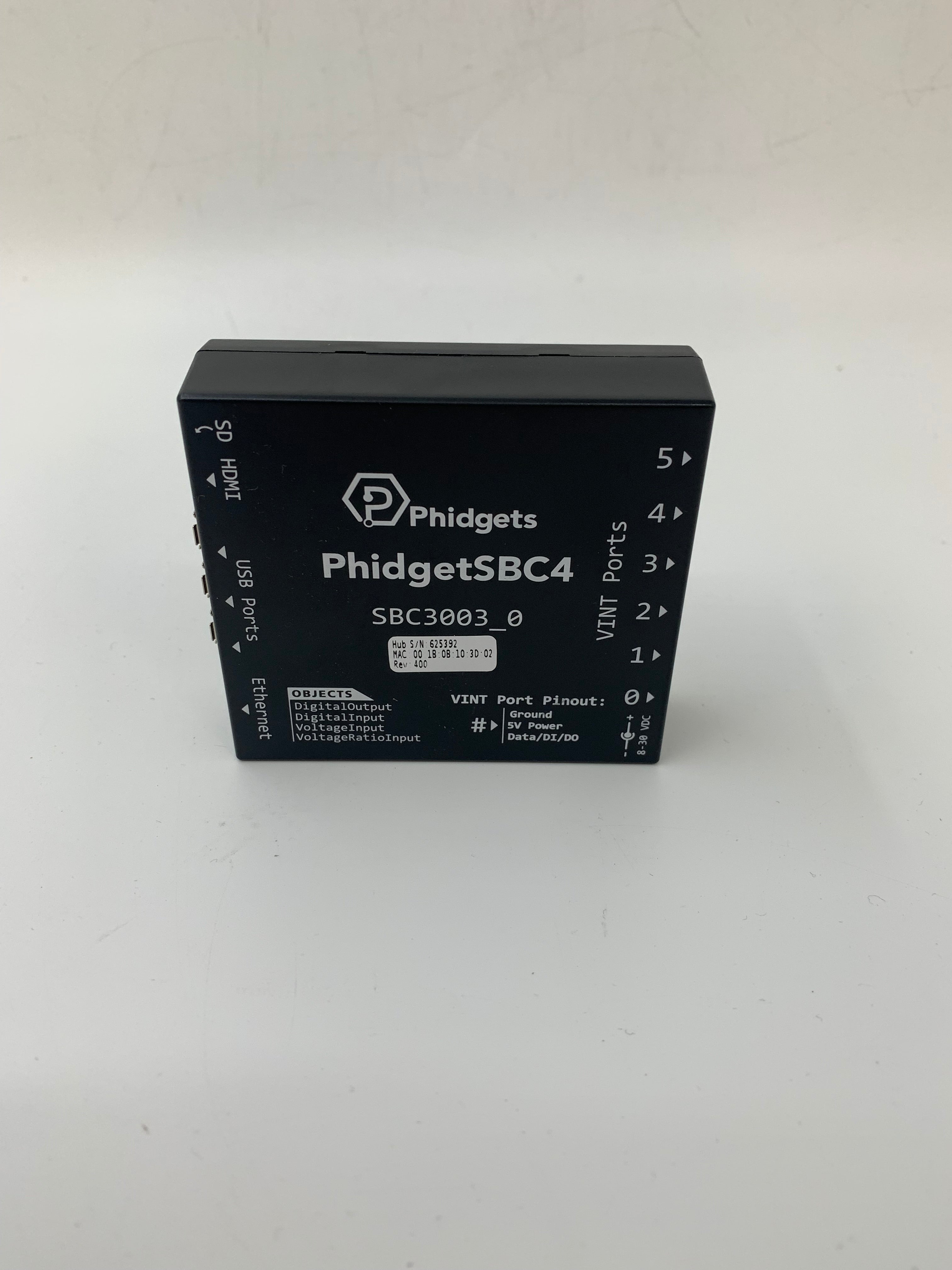 PhidgetSBC4 SBC3003_0, Single-Board Computer, 6 Port VINT Hub, Refurbished