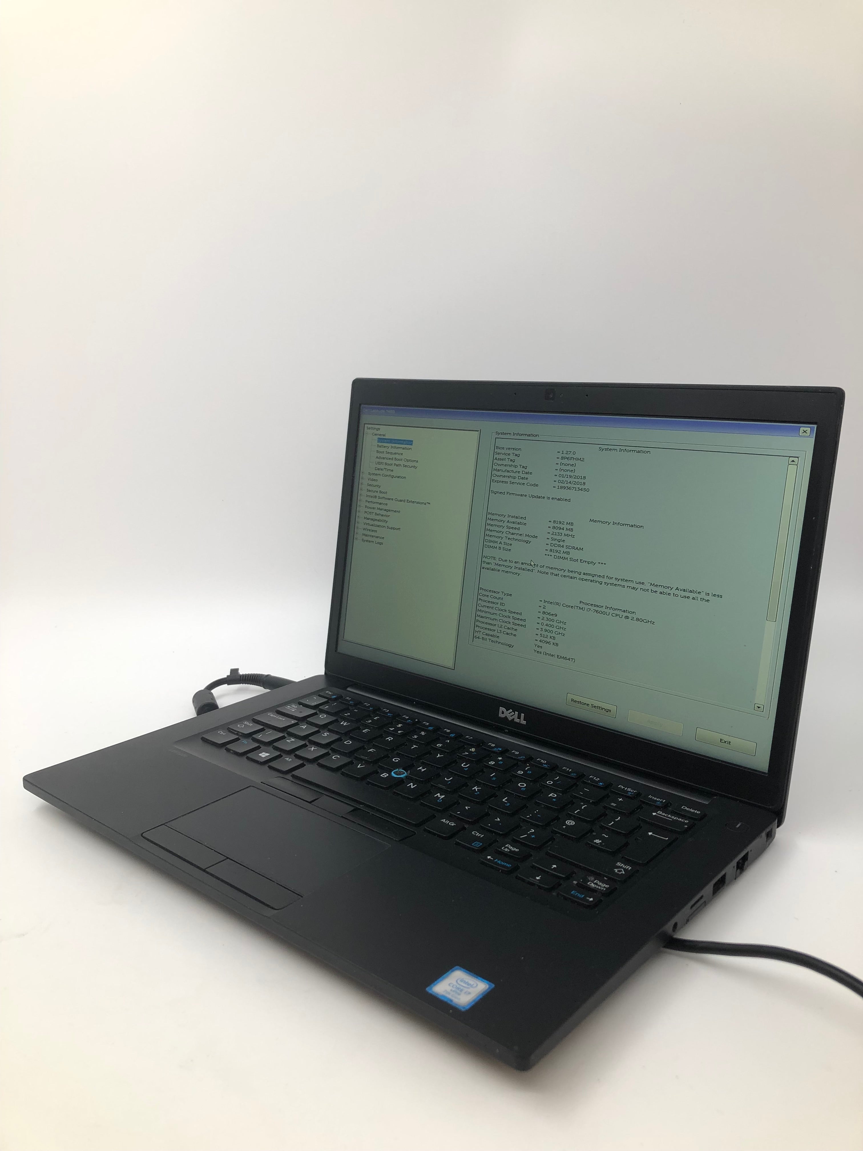 Dell Latitude 7480 | 14" WXGA | i5 7th Gen | 8GB RAM | 256GB SSD | W11 Pro