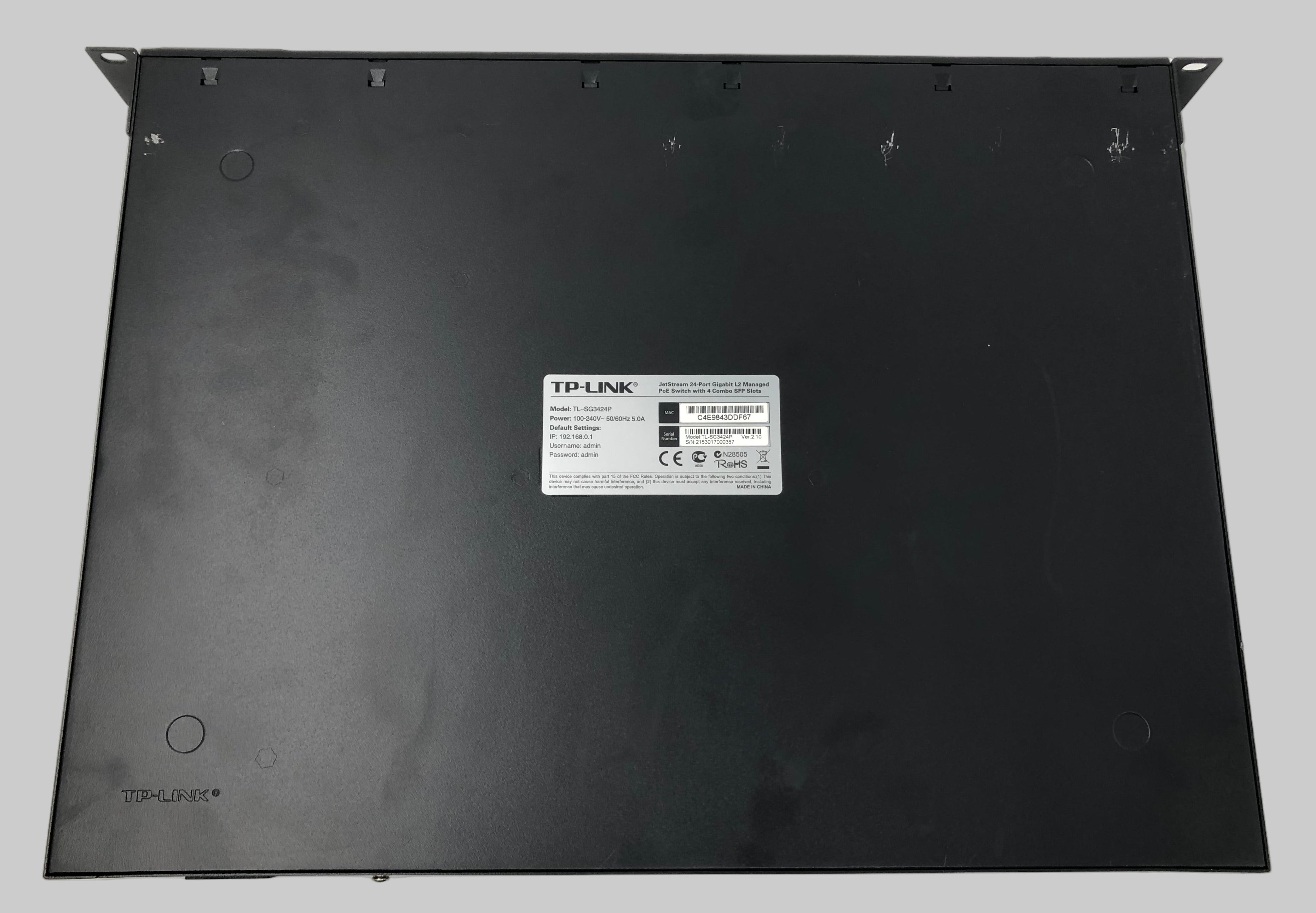 TP-Link TL-SG3424P JetStream Gigabit Managed PoE Switch TL-SG3424P #G8