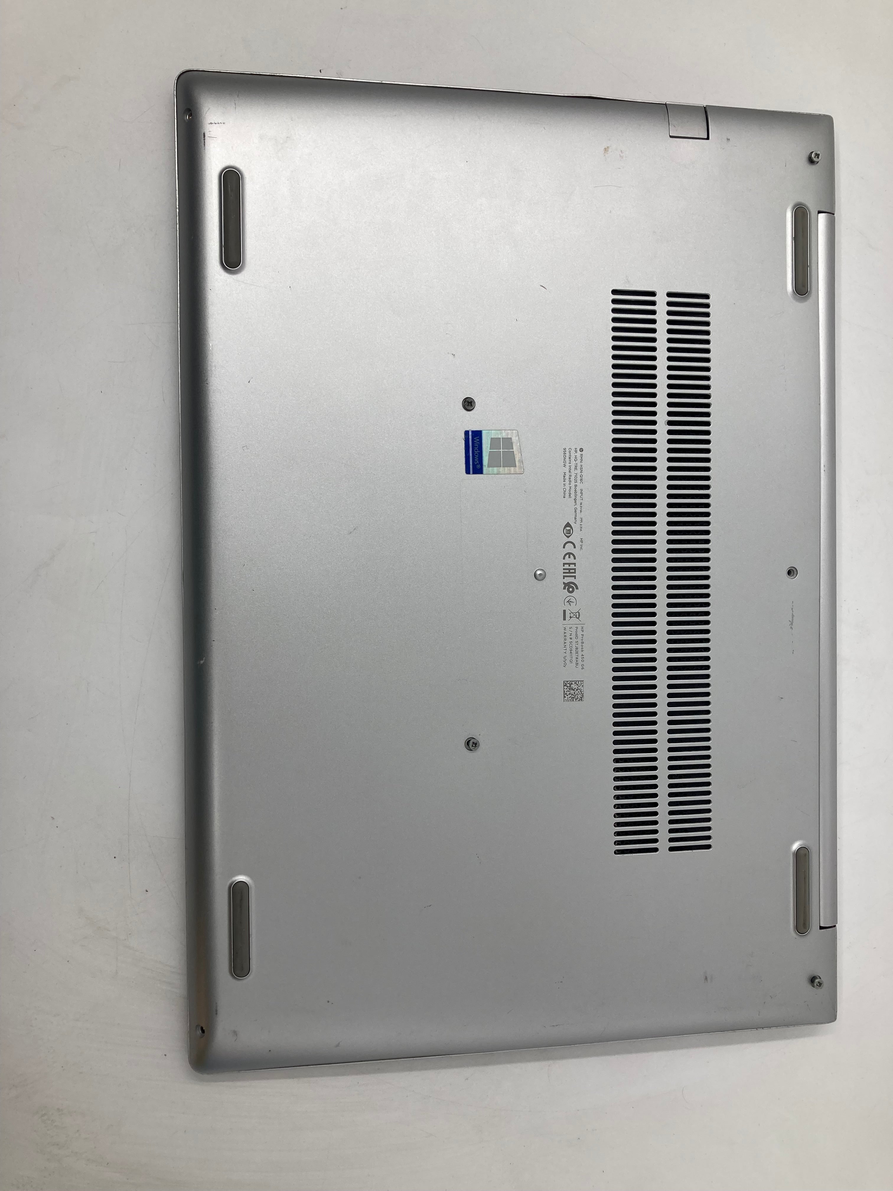 HP ProBook 450 G6 15" Screen I5 8th Gen 4GB RAM 256GB SSD Win 11