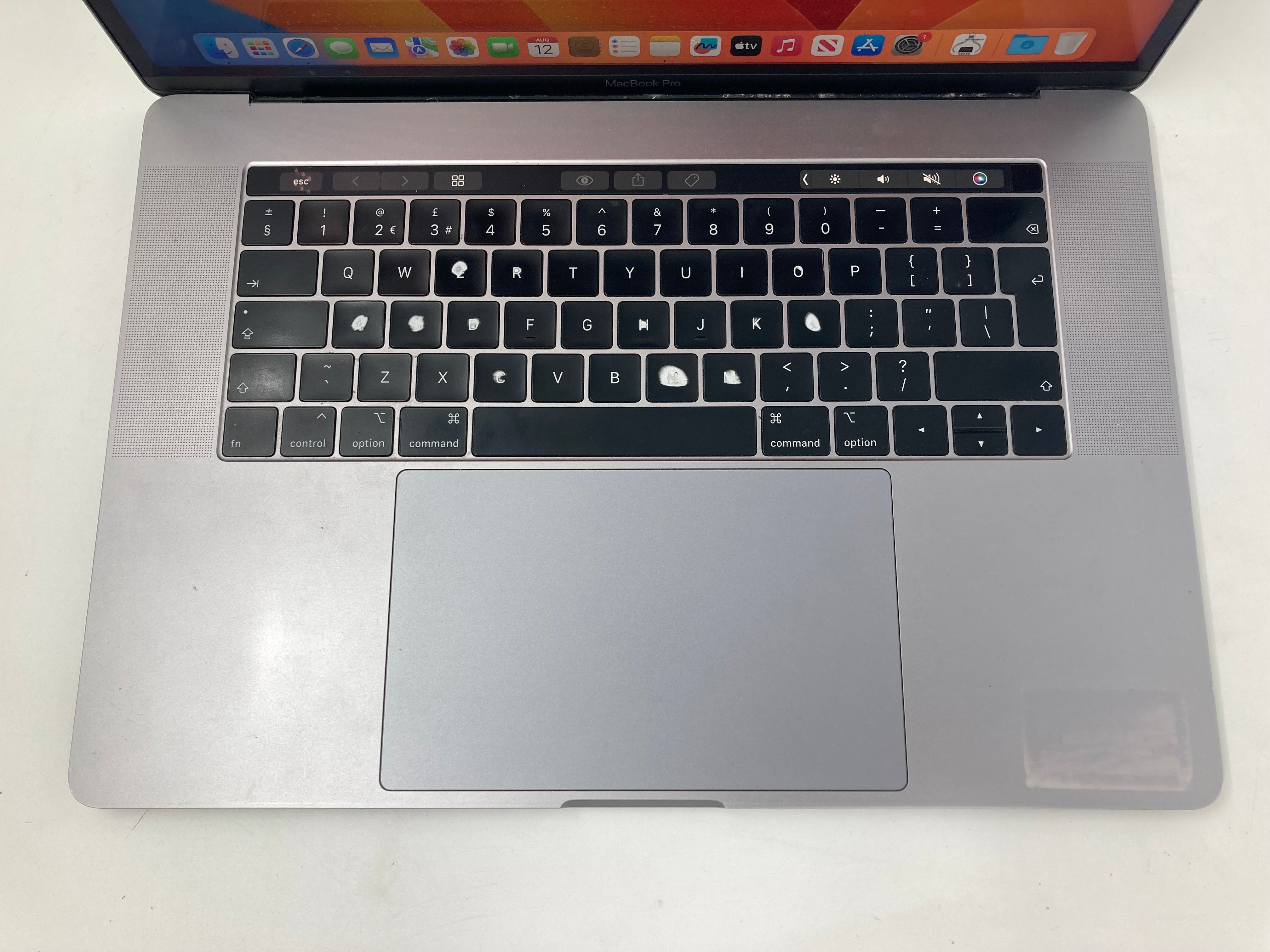 Apple MacBook Pro 2018 A1990 15" Screen i7 8th Gen 16GB RAM 250GB SSD OS Ventura