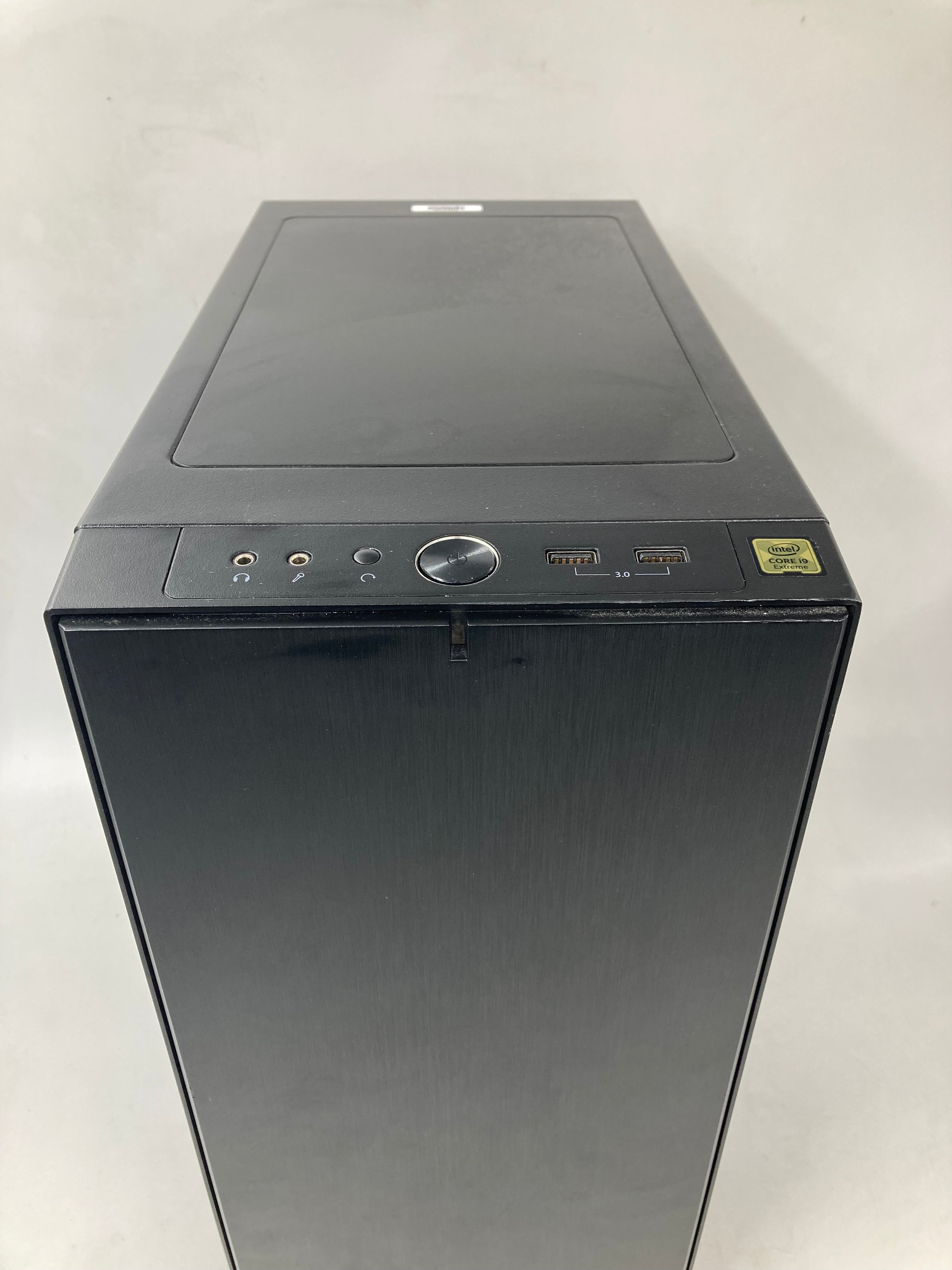 Desktop Gaming PC Case With PSU - Black
