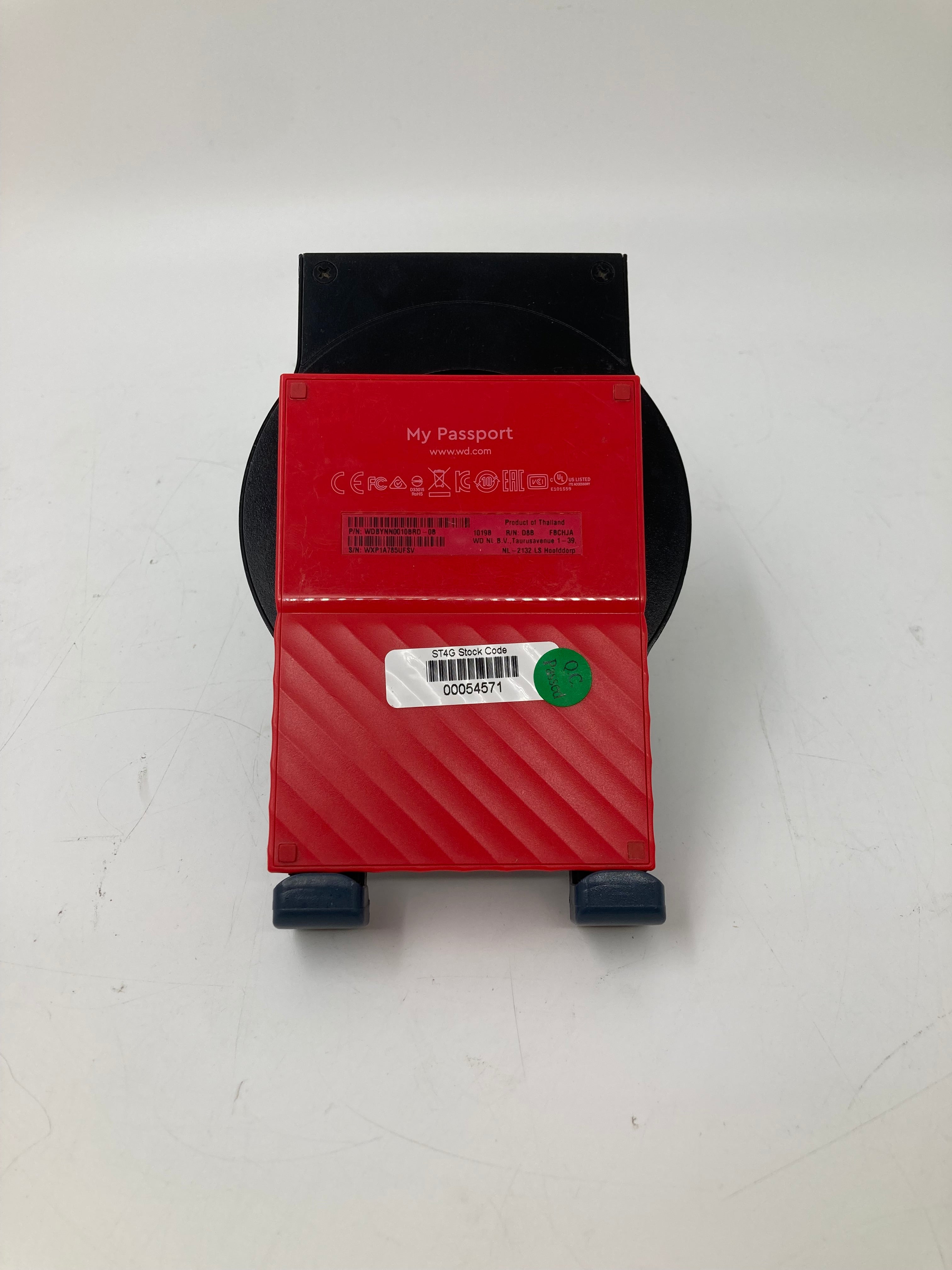 Western Digital External HDD | 1TB | 2.5 inch | USB 3.0, Micro B | WDBYNN0010BRD-0B | 5.4K RPM | 5 Gbps